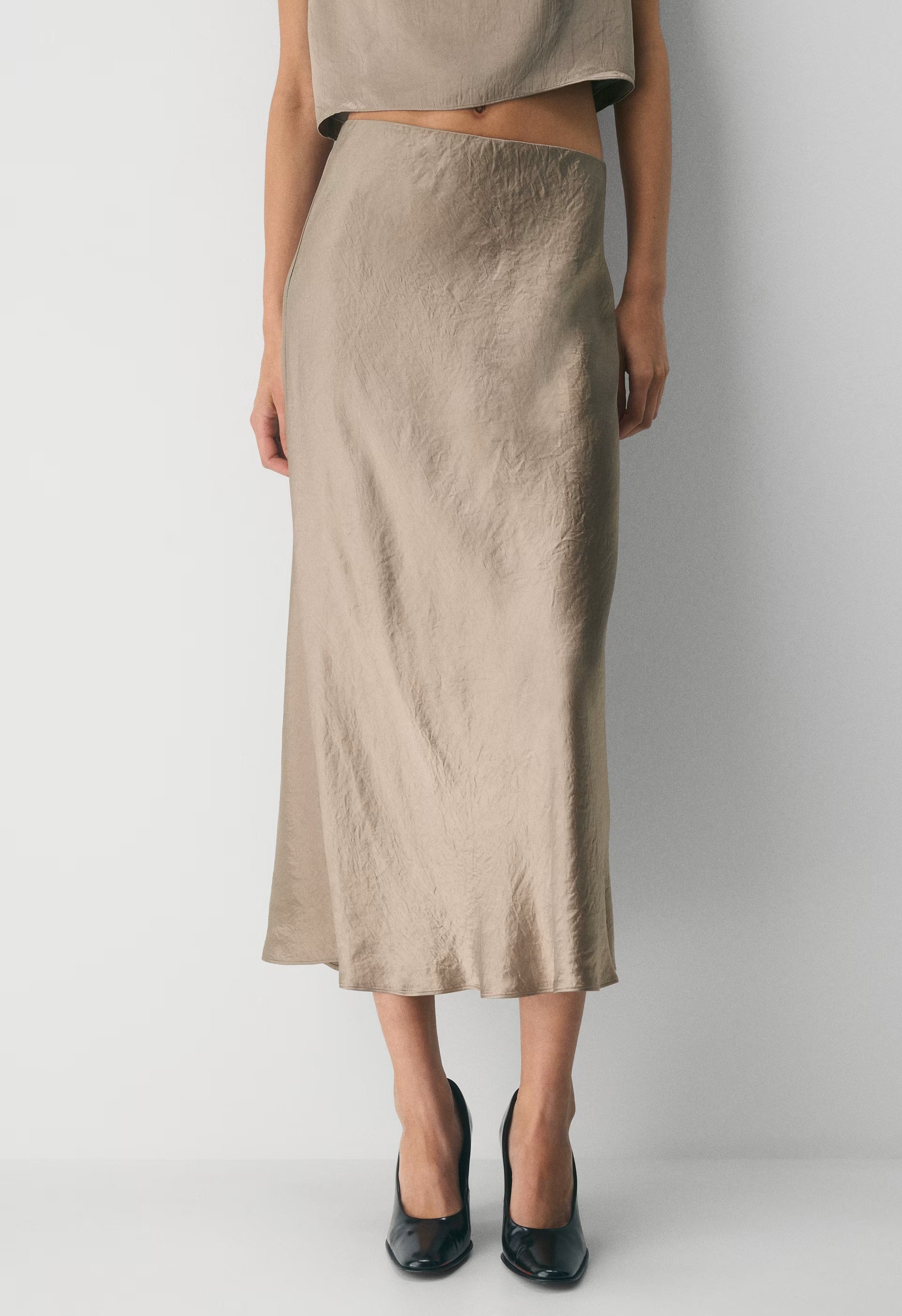 Slip Satin Maxi Skirt - DENUDE