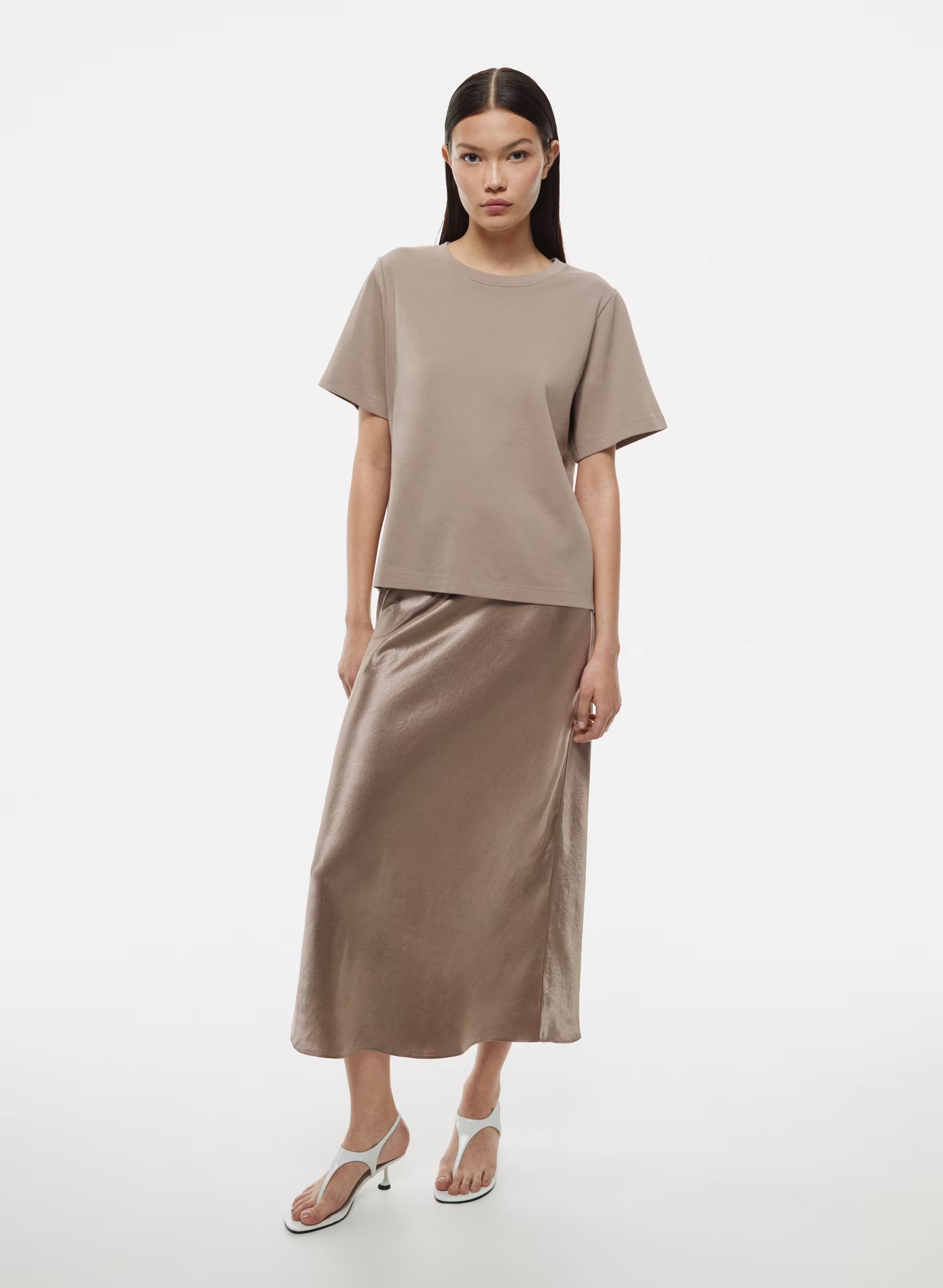 Slip Satin Maxi Skirt - DENUDE