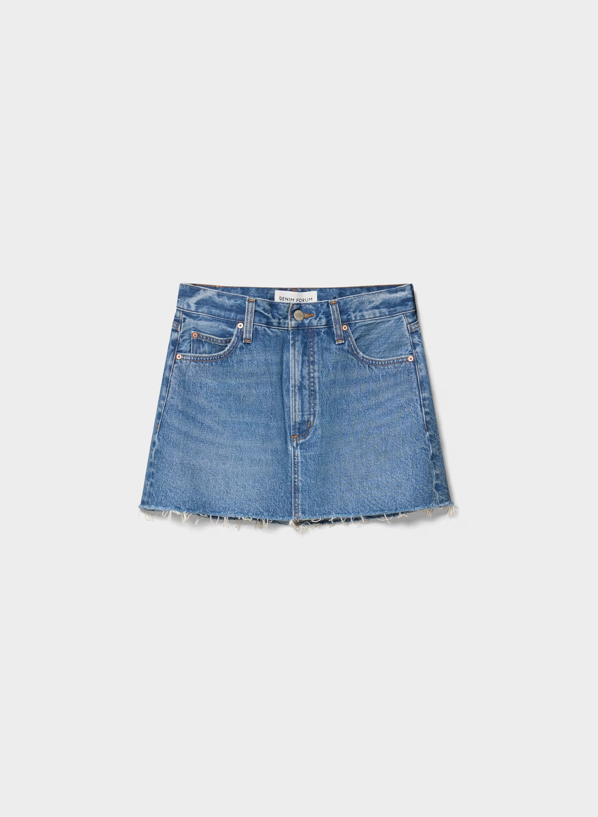 Denim Forum The ‘90s Ricci Micro Denim Skirt - 5 YRS KS N TL BL RW HM
