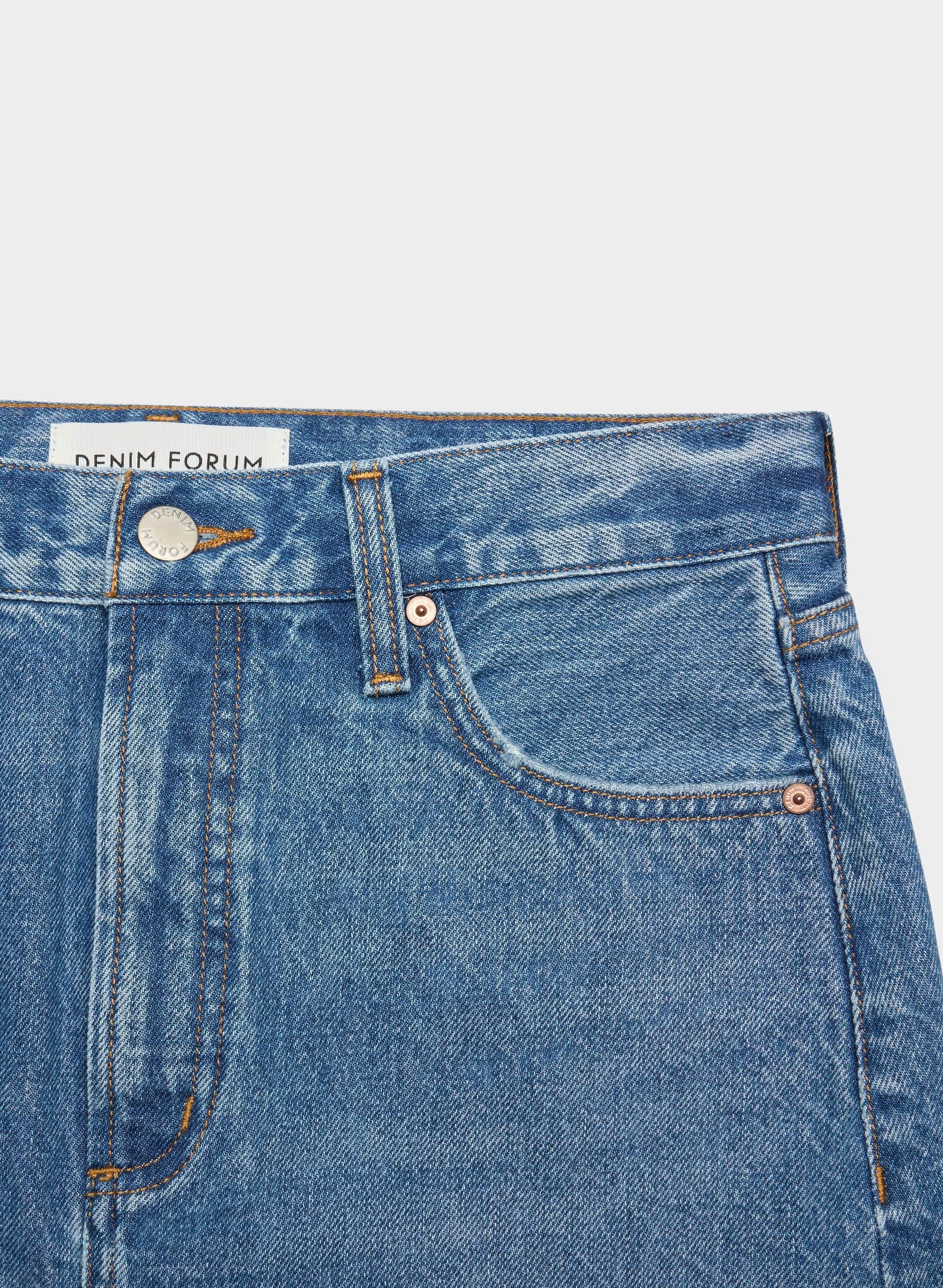 Denim Forum The ‘90s Ricci Micro Denim Skirt - 5 YRS KS N TL BL RW HM
