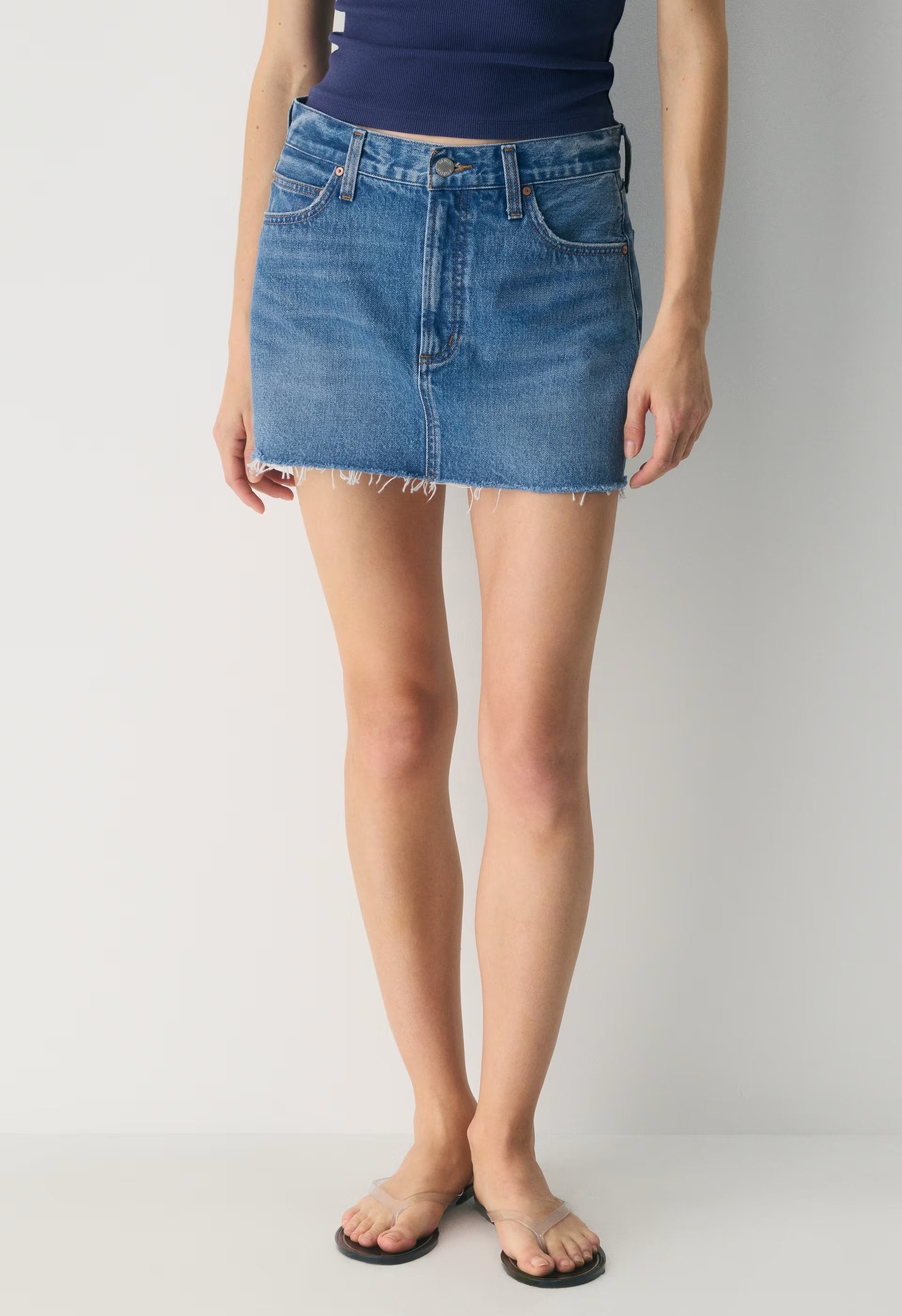 Denim Forum The ‘90s Ricci Micro Denim Skirt - 5 YRS KS N TL BL RW HM