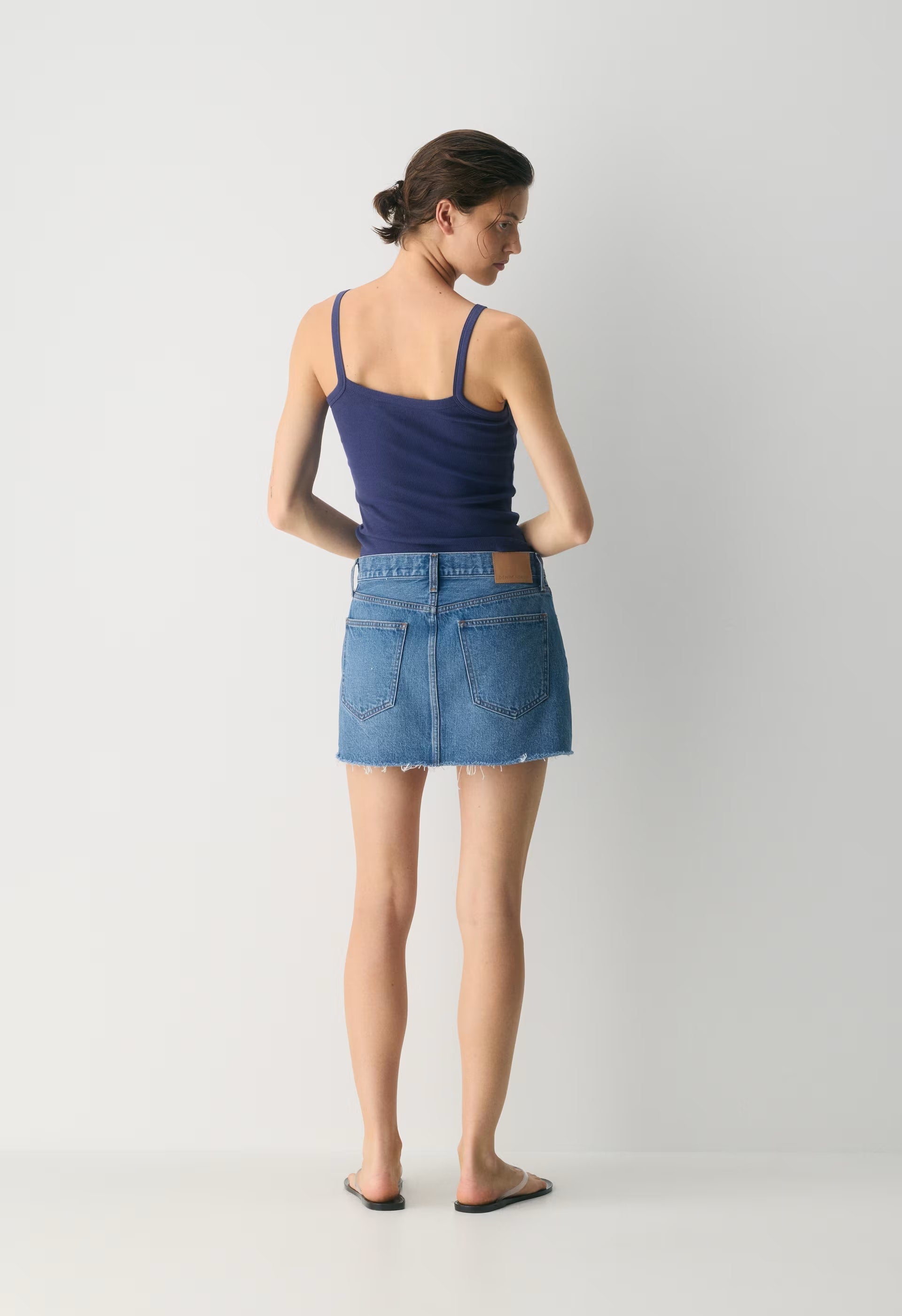 Denim Forum The ‘90s Ricci Micro Denim Skirt - 5 YRS KS N TL BL RW HM