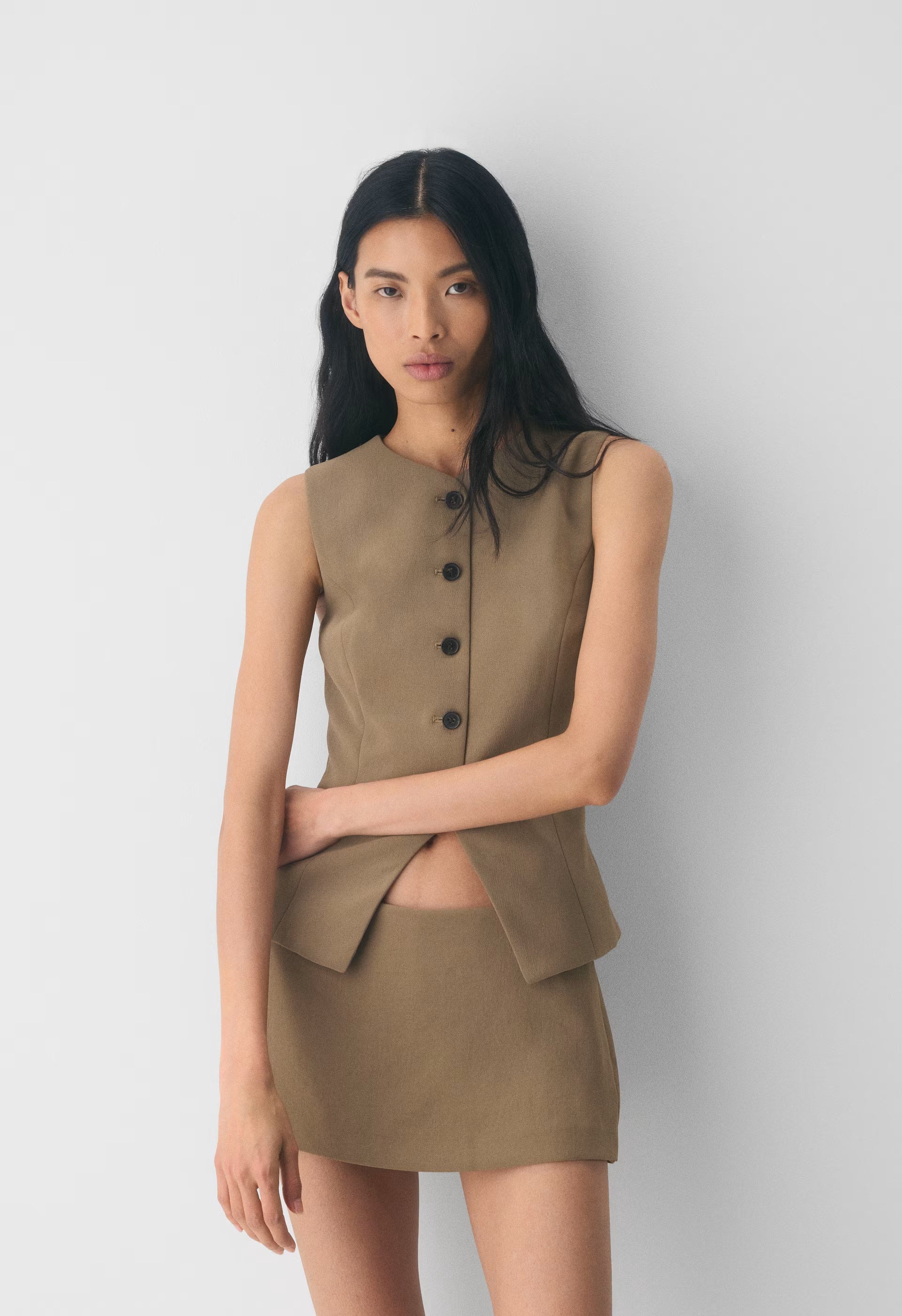 Jewel Skort - Crepette™ - FOLIO TAUPE