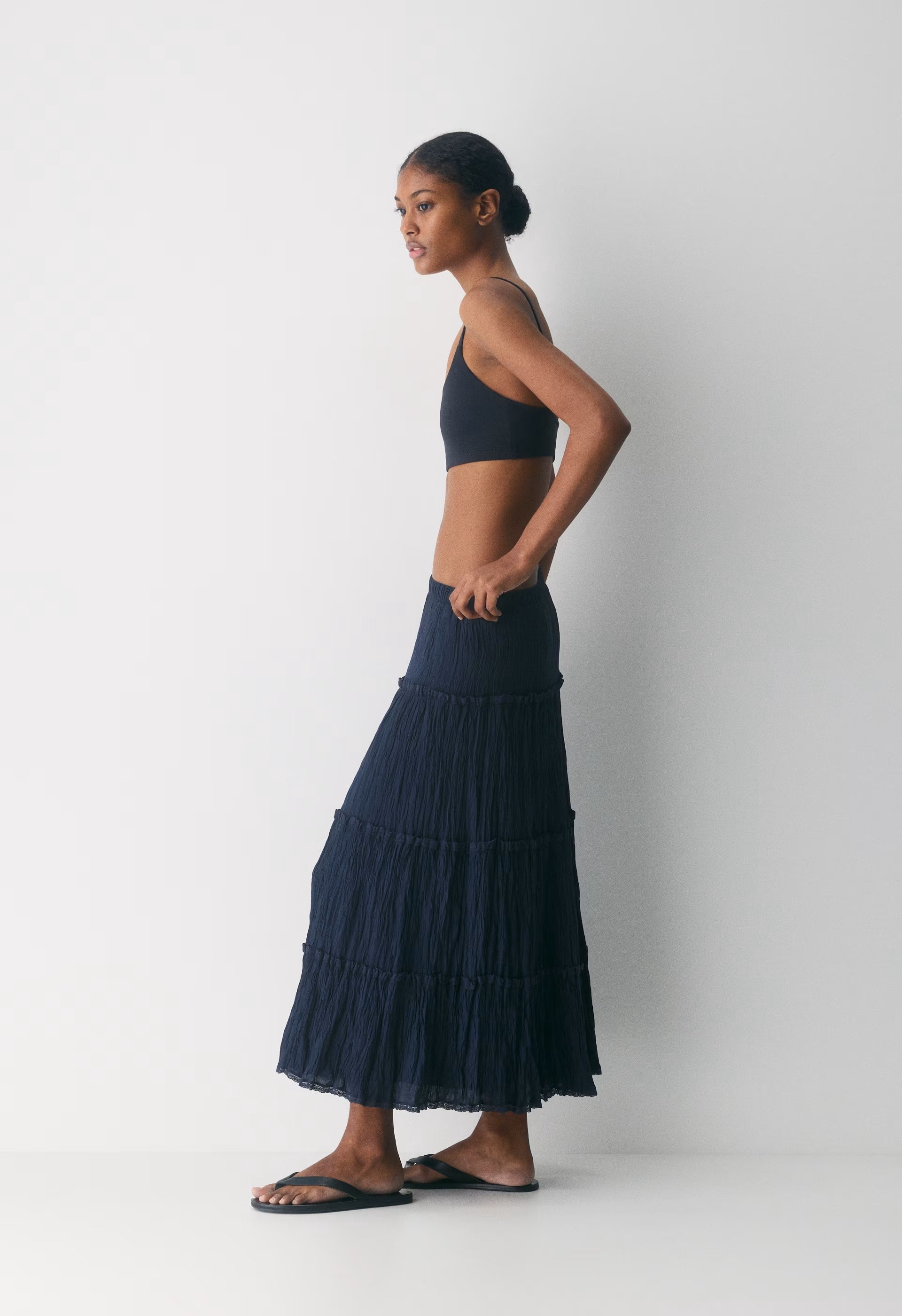 Damasque Skirt - UNDYED ECRU