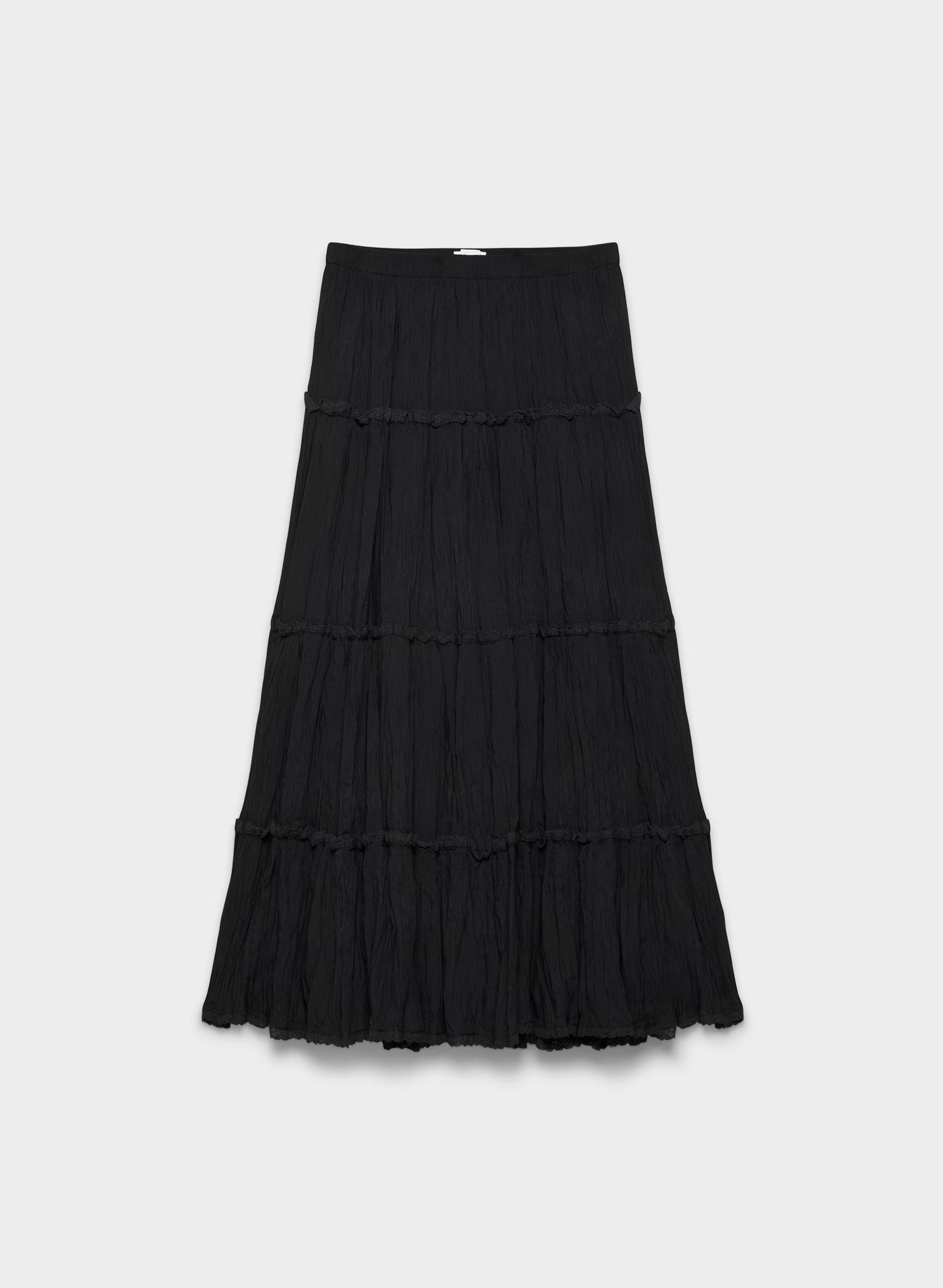 Damasque Skirt - BLACK