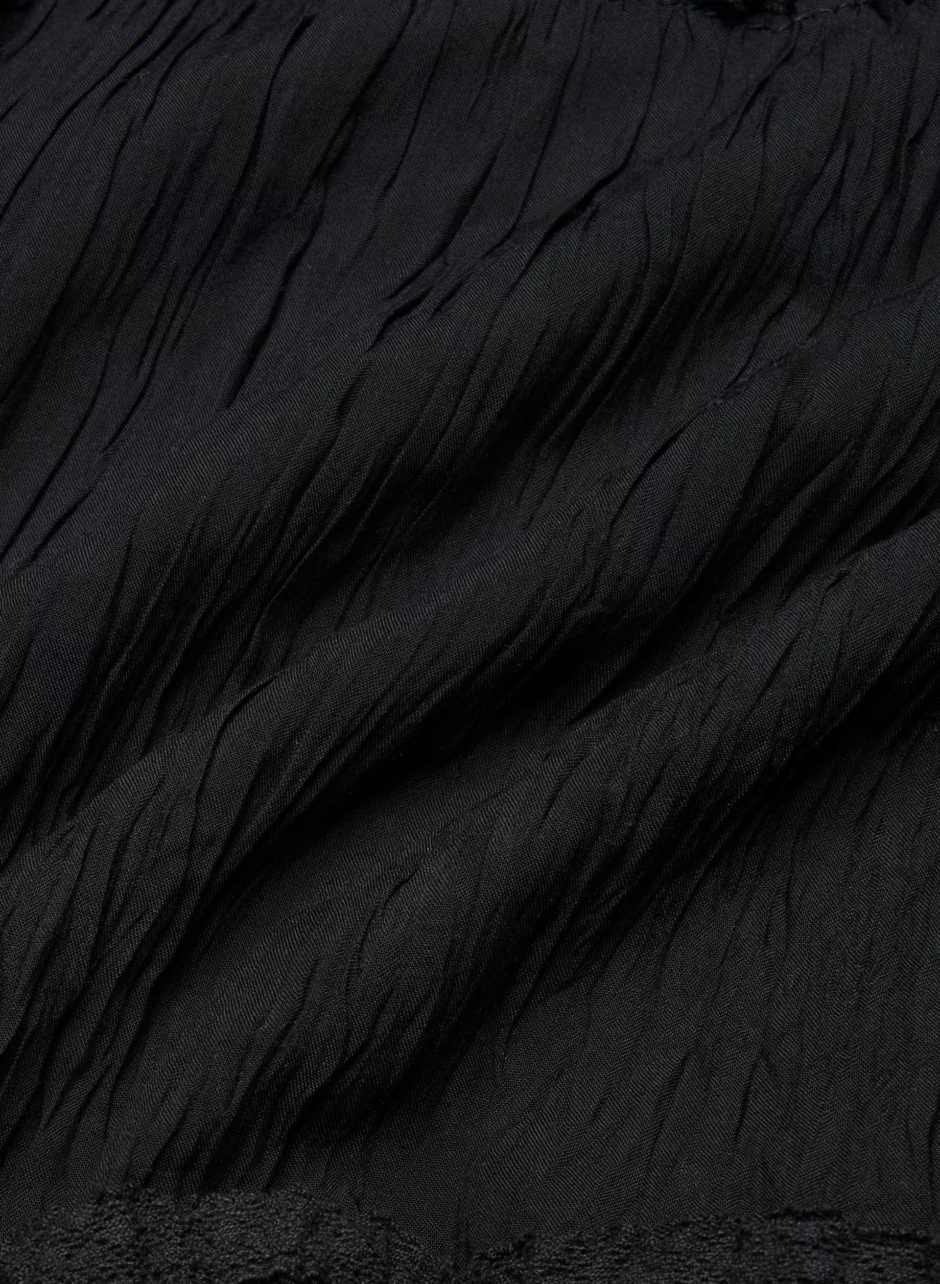 Damasque Skirt - BLACK