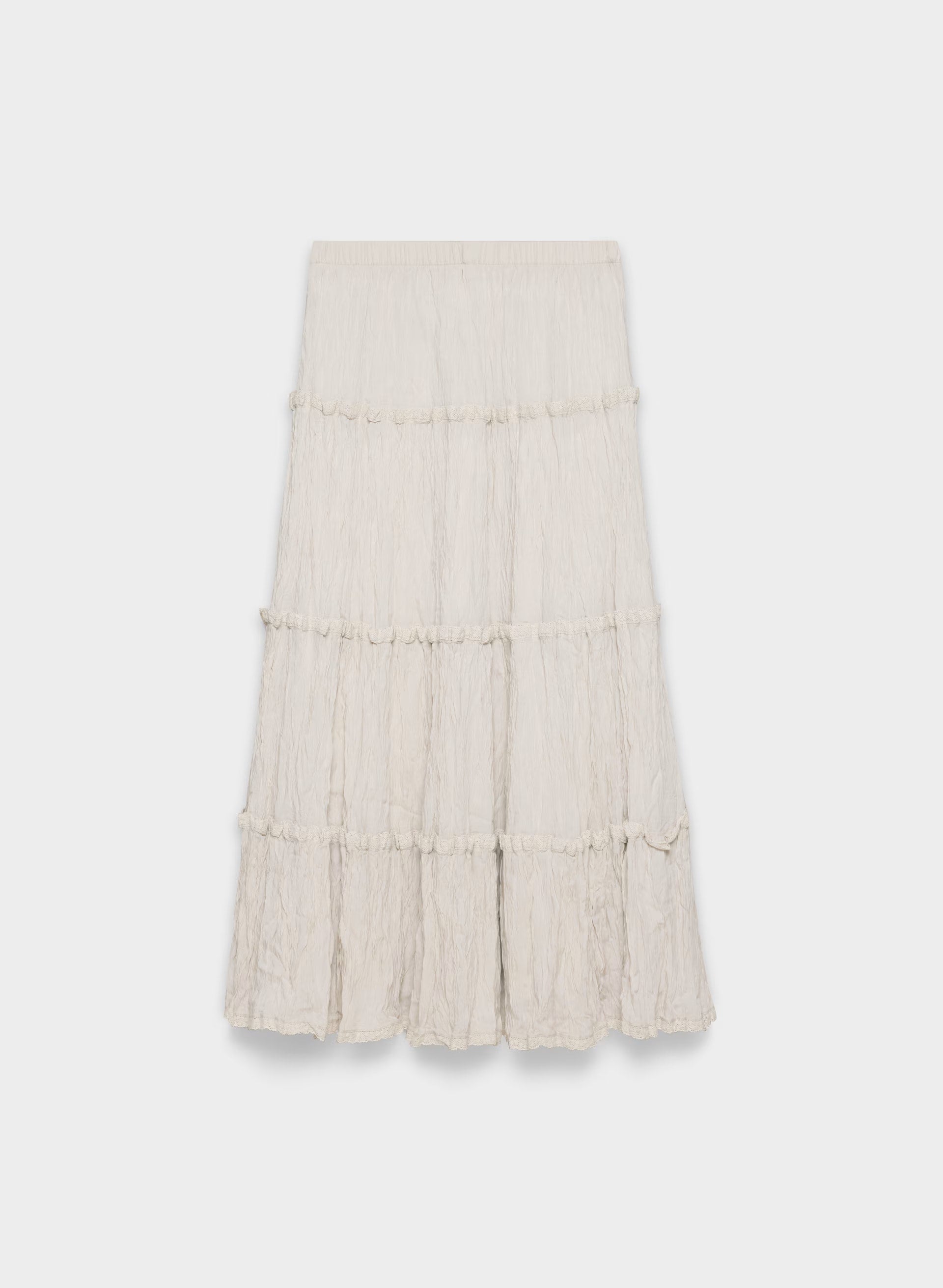 Damasque Skirt - UNDYED ECRU