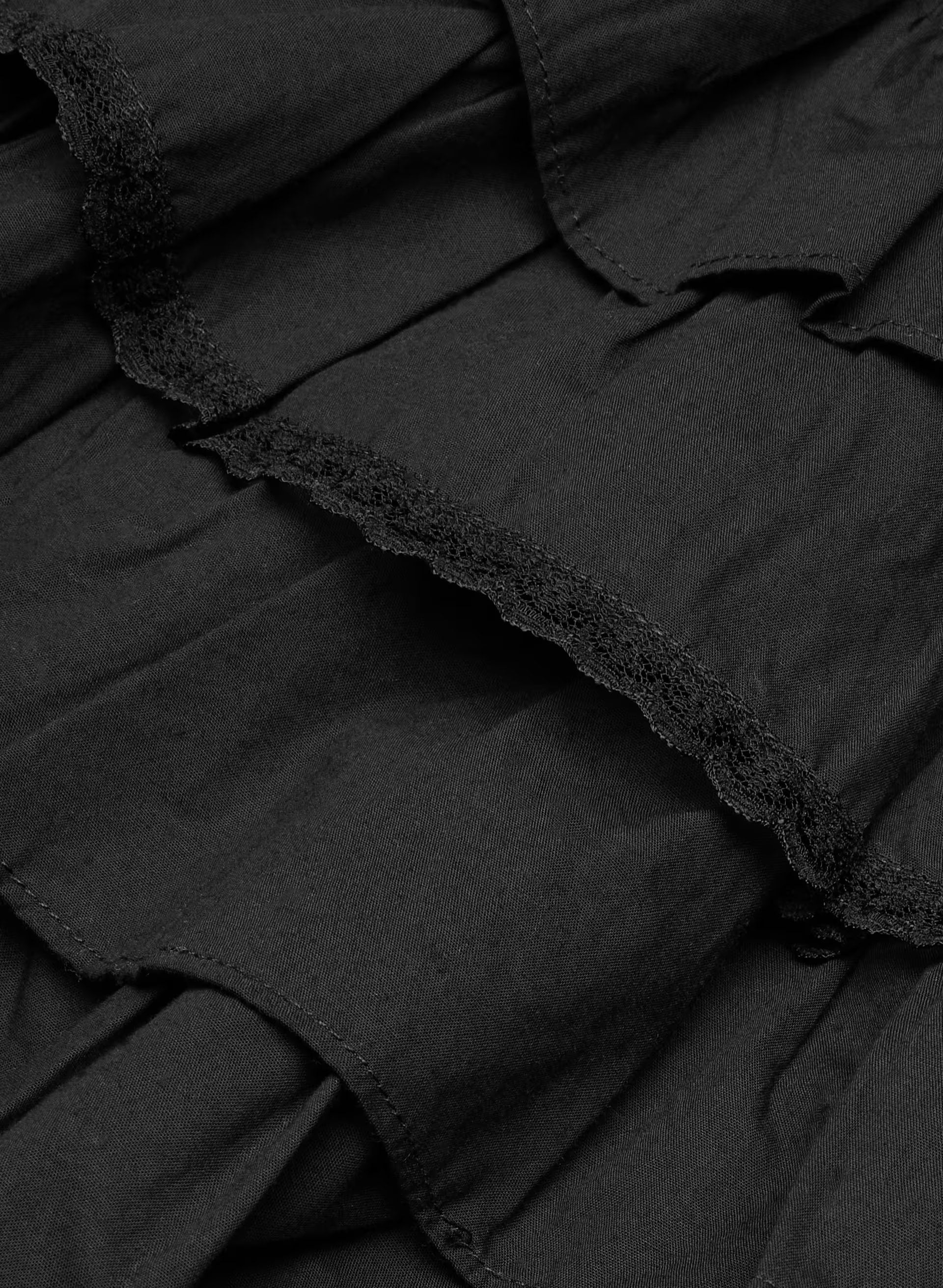 Theo Poplin Skort - BLACK