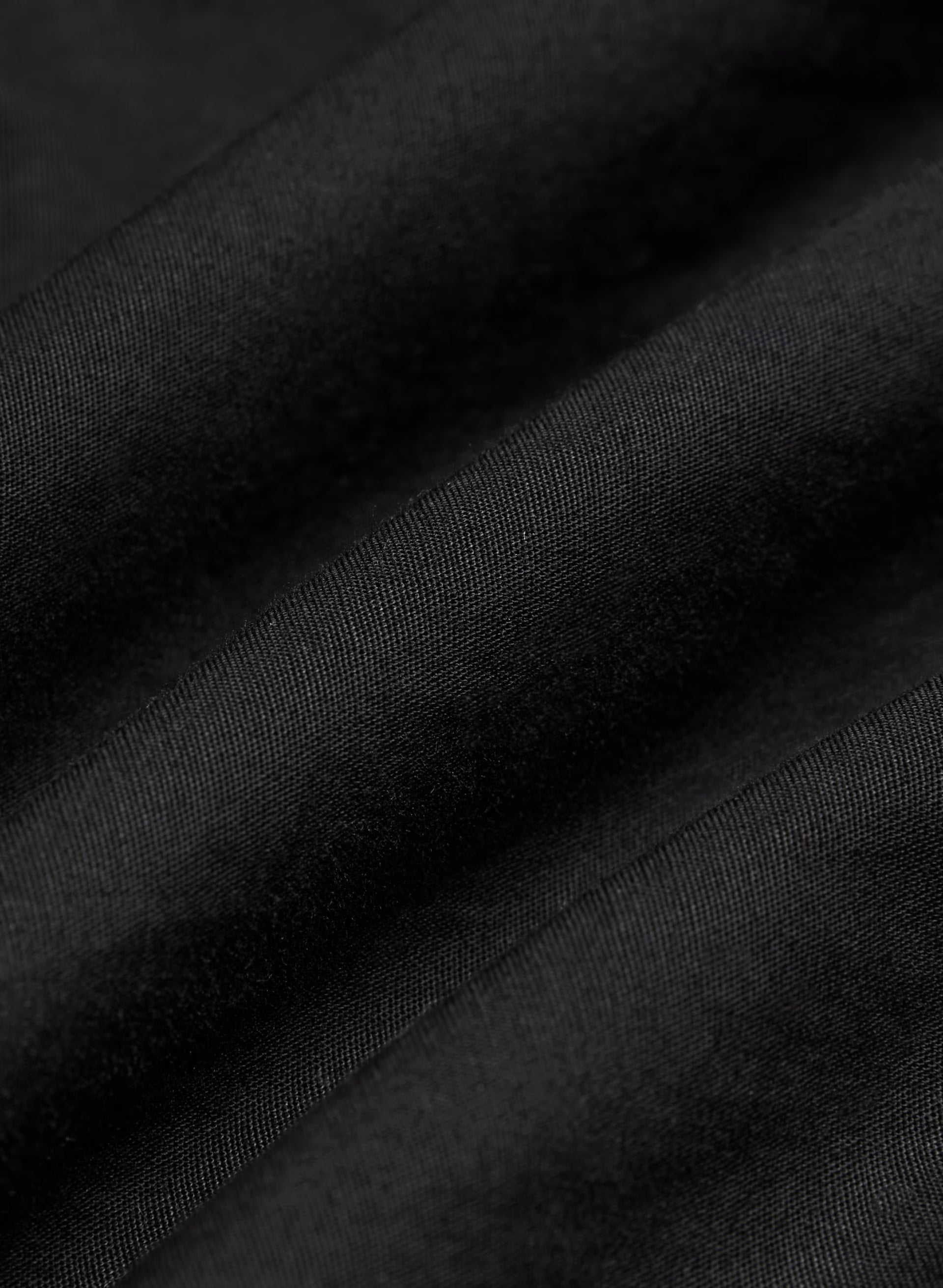 Vetiver Poplin Skirt - BLACK