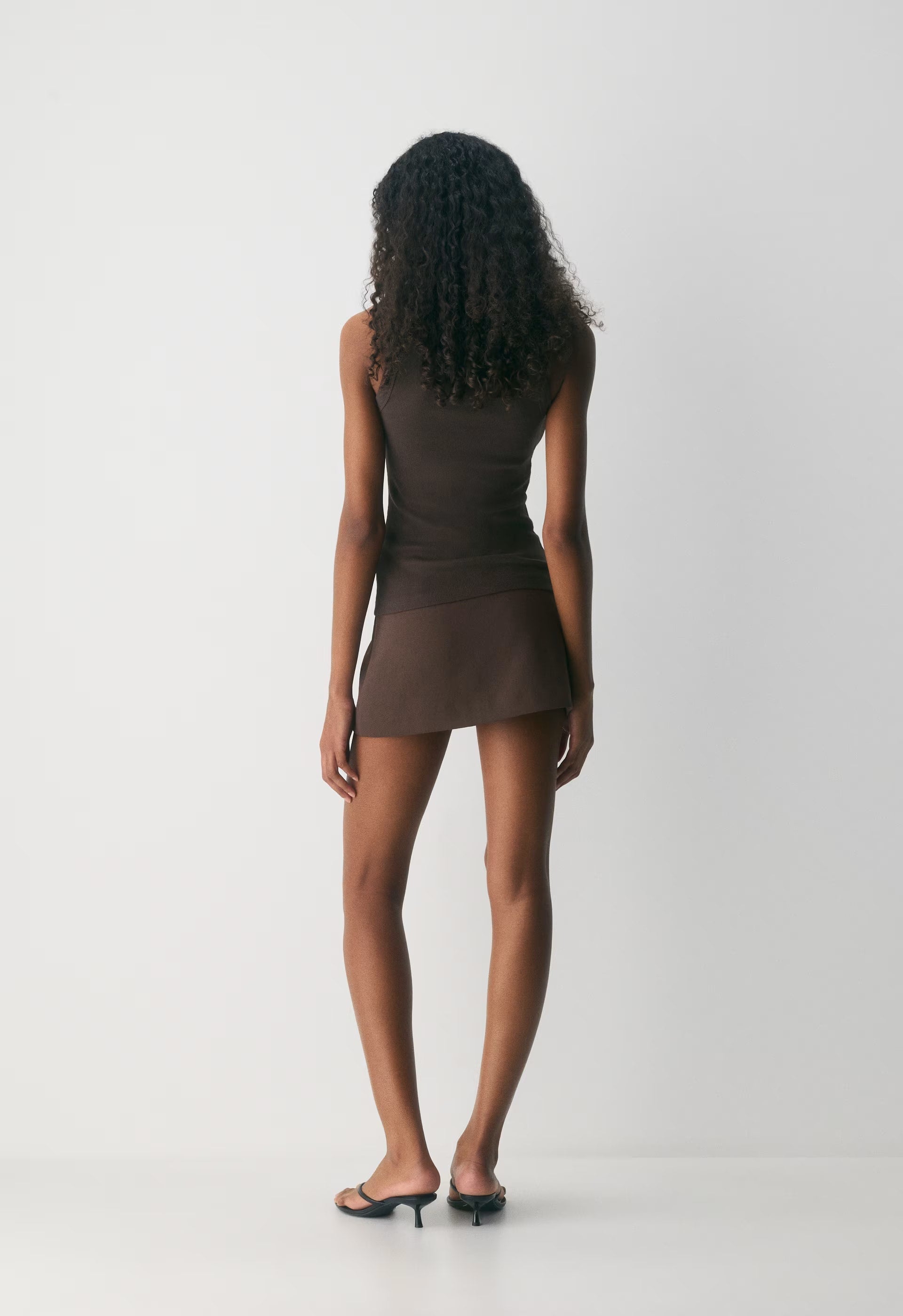 Daphne Skort - Crepette™ - RICH MOCHA BROWN