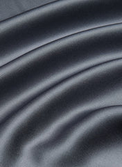 Henrietta Satin Skirt - VINTAGE NAVY/ BLACK