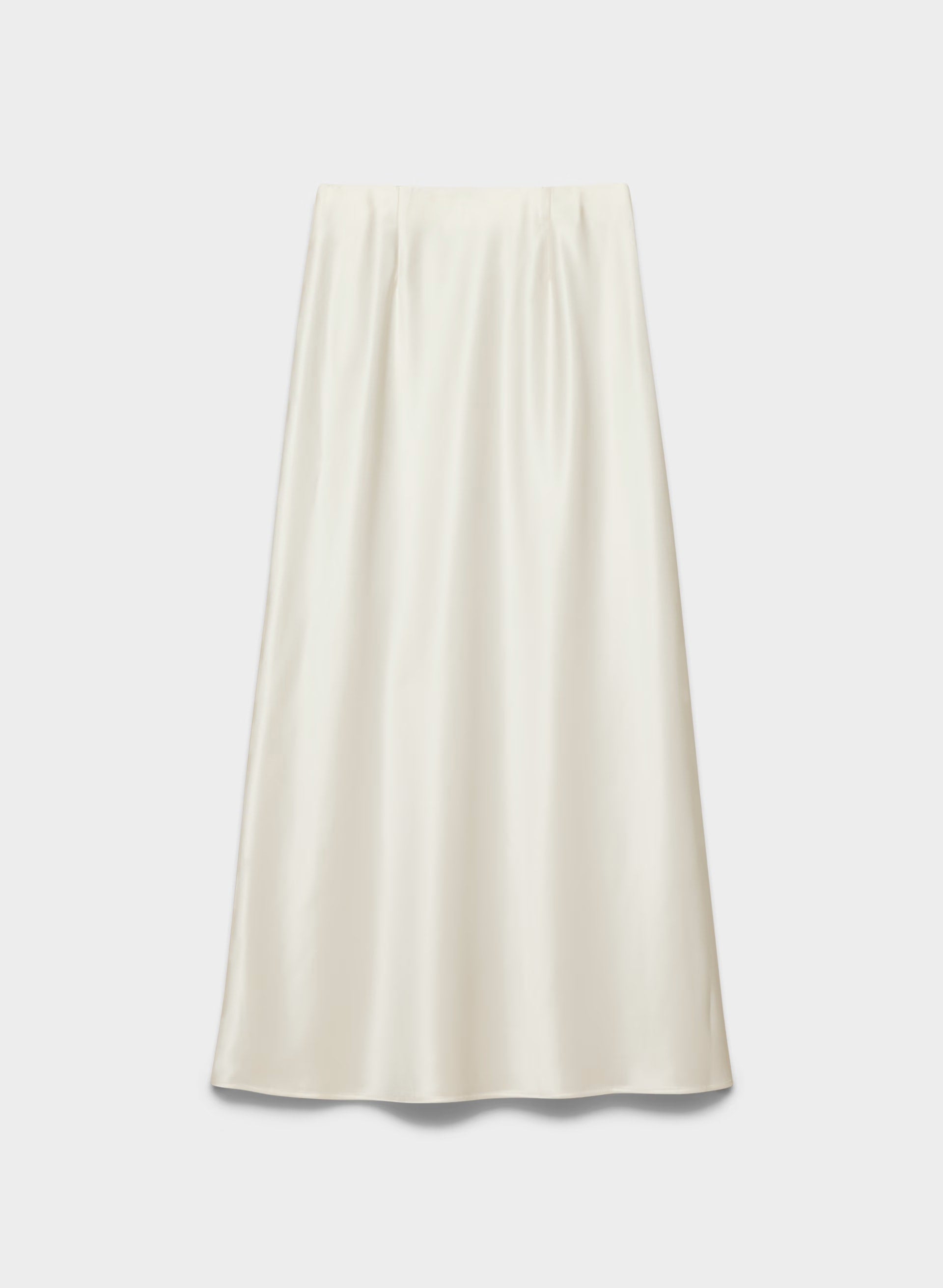 Capture Satin Skirt - LIGHT BIRCH
