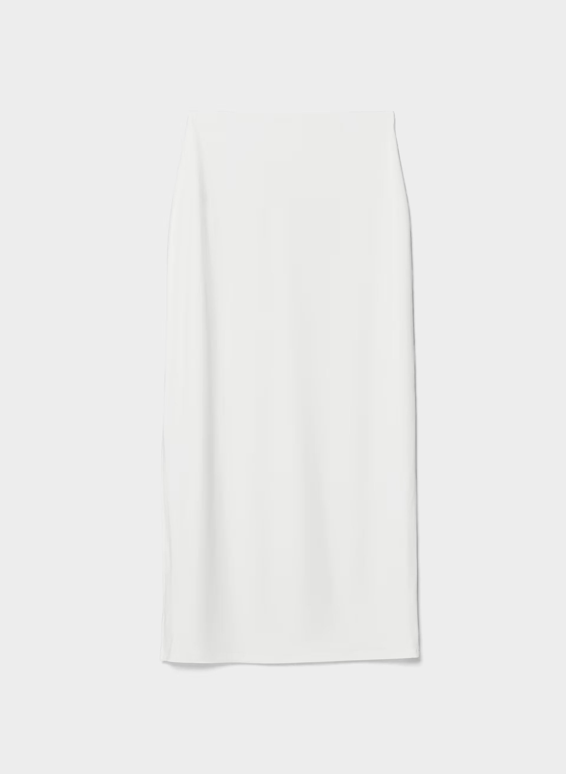 Smooth Matter™ Subscript Skirt - WHITE