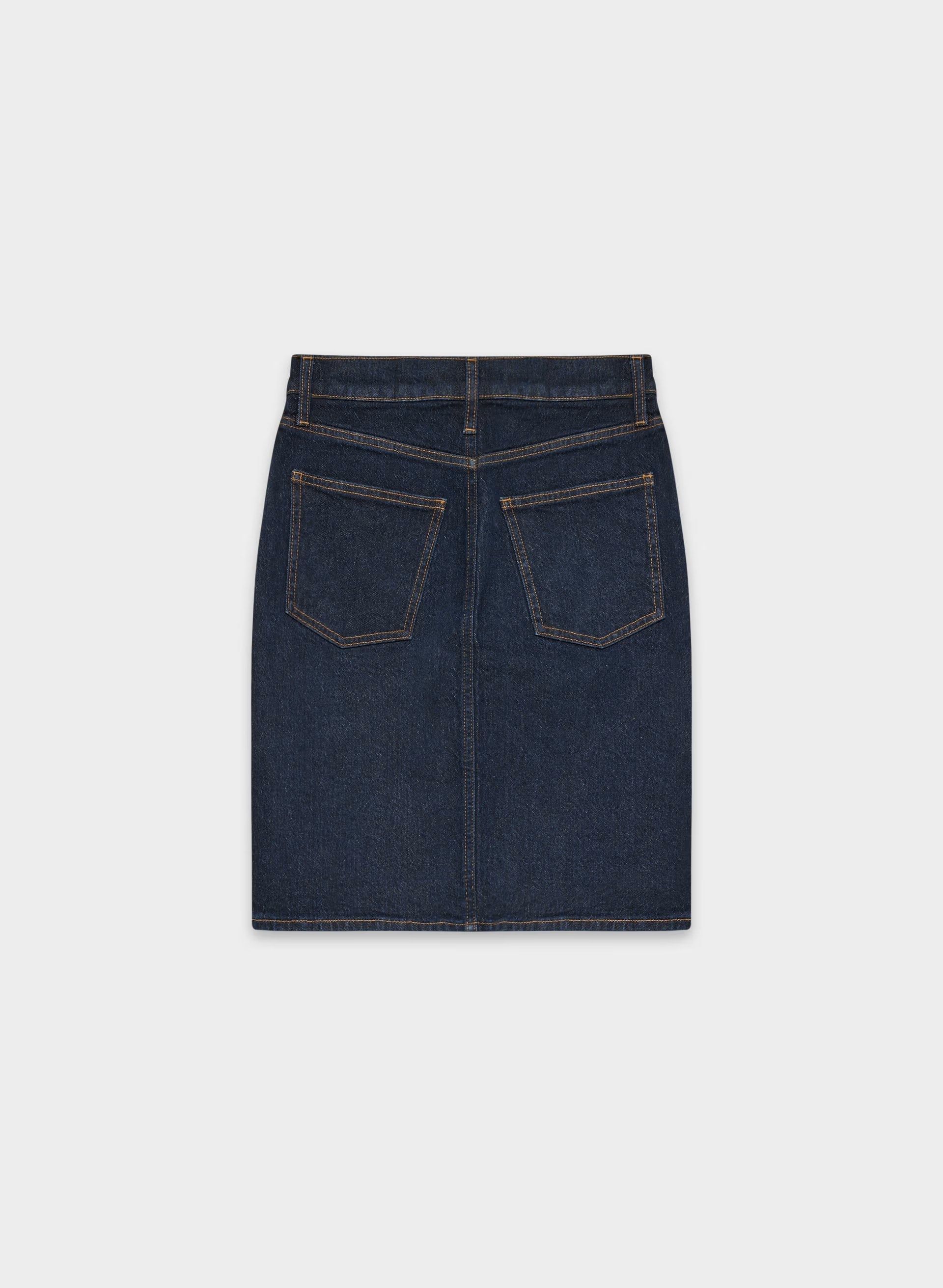 Denim Forum Mena Denim Skirt - NO-STRESS DARK BLUE