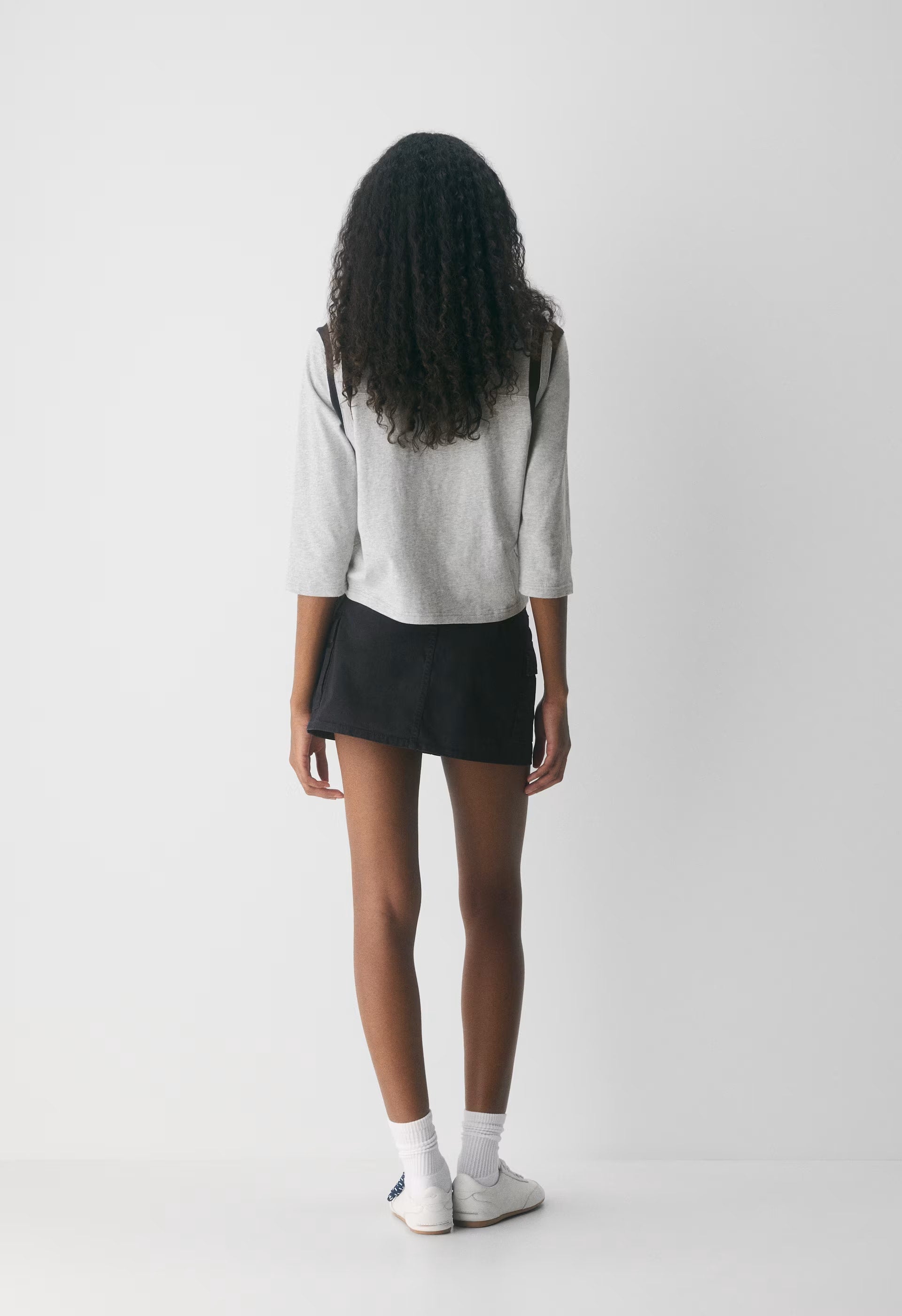 Bumper Cargo Skirt - LIVED-IN INK BLACK