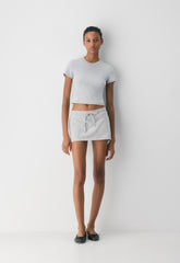 HomeStretch™ Smooth Soundcheck Skort - HEATHER CHROME