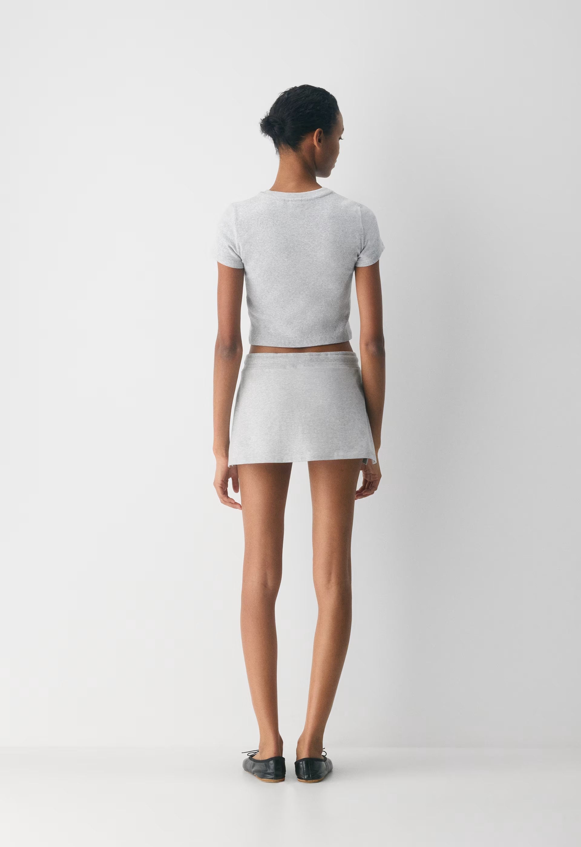 HomeStretch™ Smooth Soundcheck Skort - HEATHER CHROME