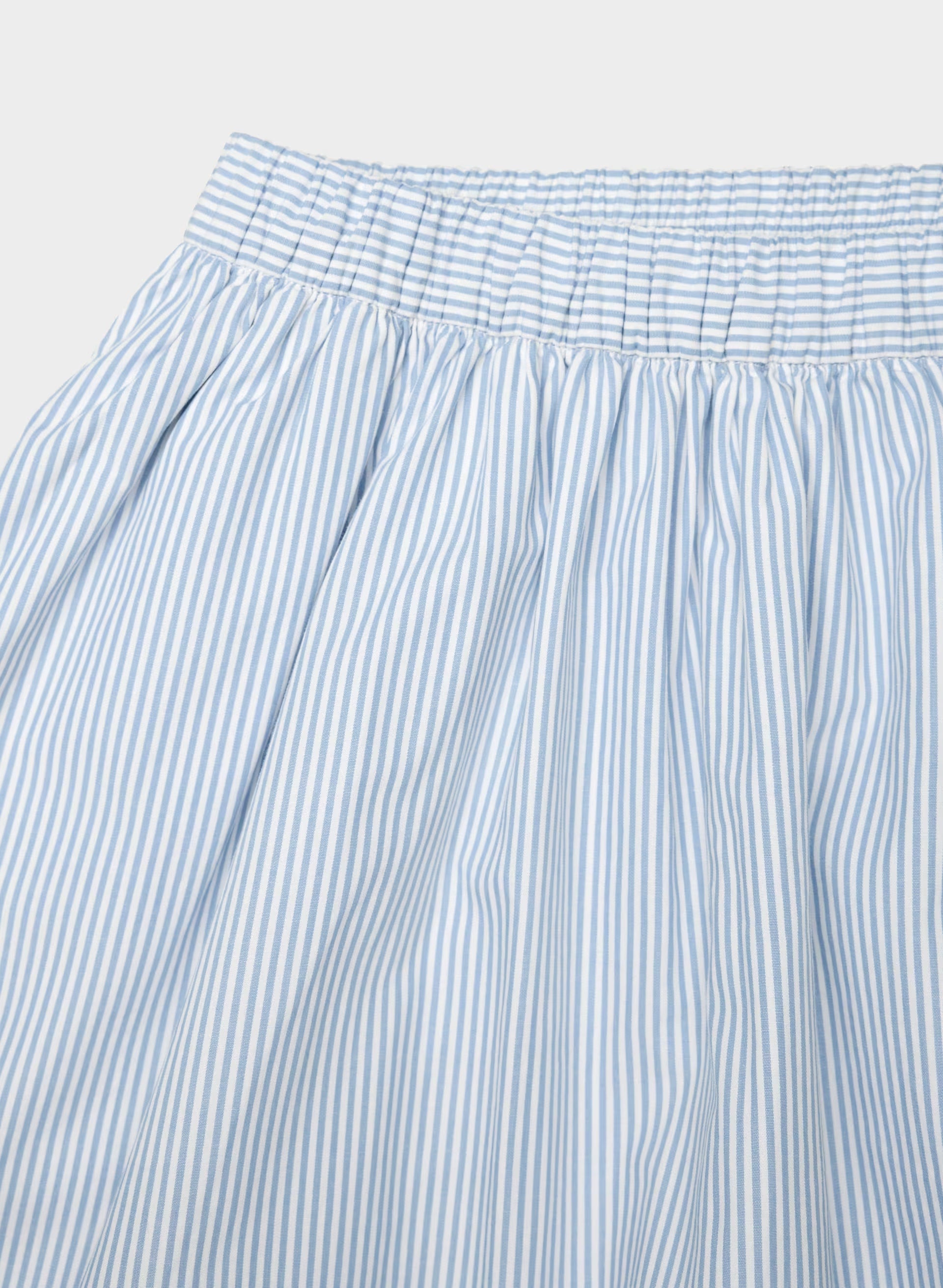 Luminary Poplin Skirt - LEIGHTON PWNKL BL/WT