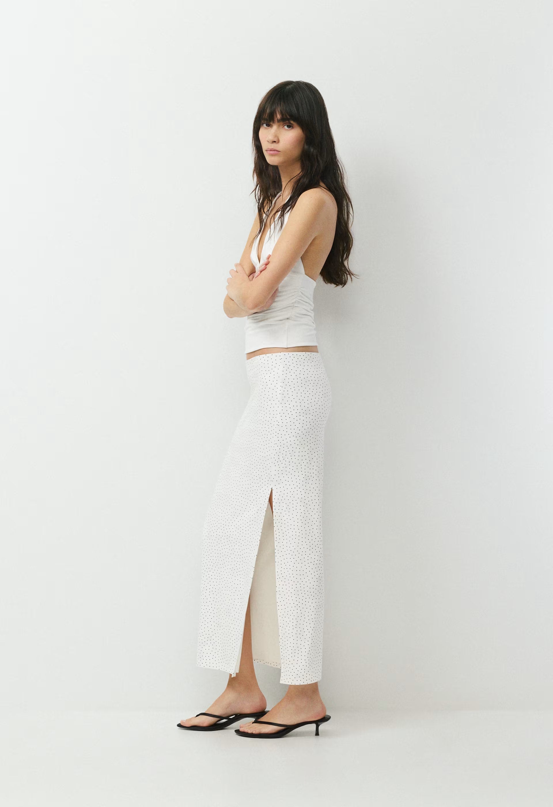 Smooth Matter™ Subscript Skirt - WHITE/ ADMIRAL
