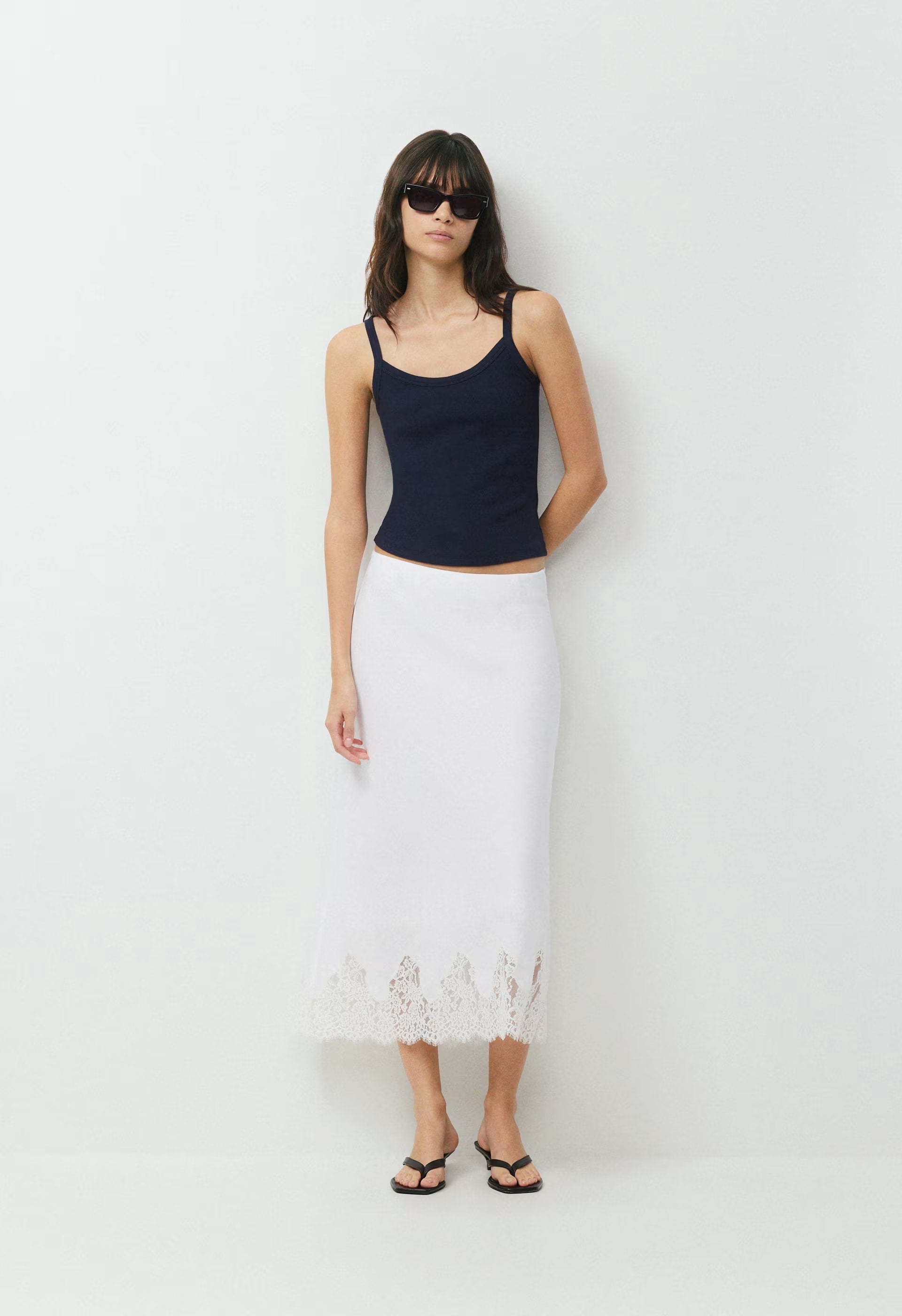 Henrietta Linen Skirt - UNDYED ECRU/LT BIRCH