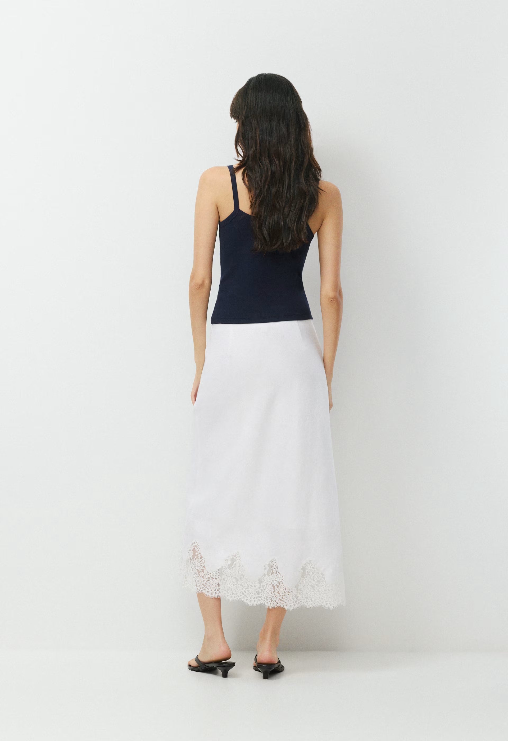 Henrietta Linen Skirt - UNDYED ECRU/LT BIRCH