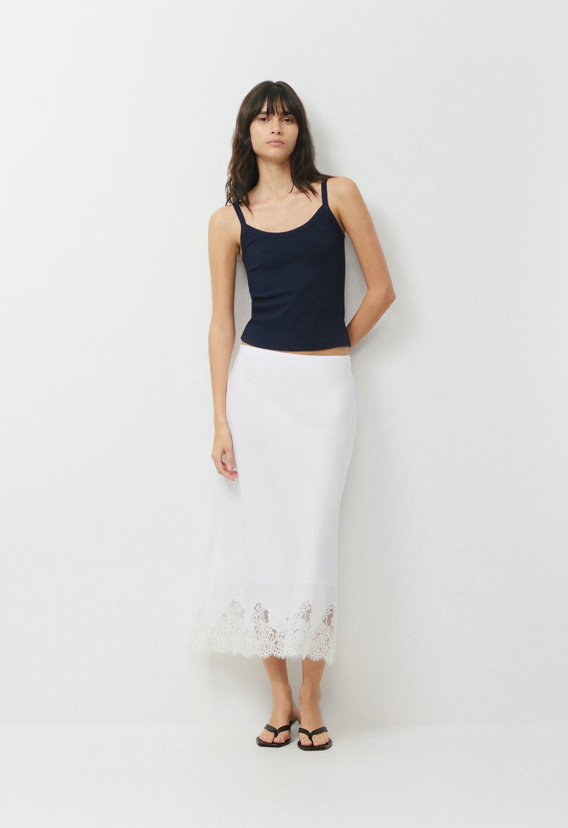 Henrietta Linen Skirt - UNDYED ECRU/LT BIRCH