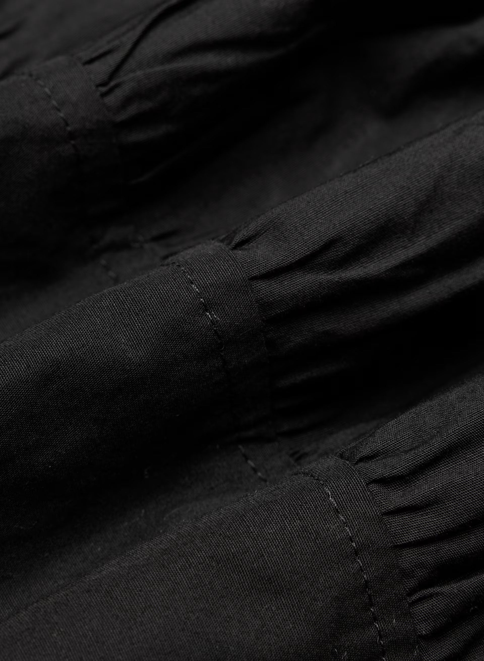 Allegoria Poplin Dress - BLACK