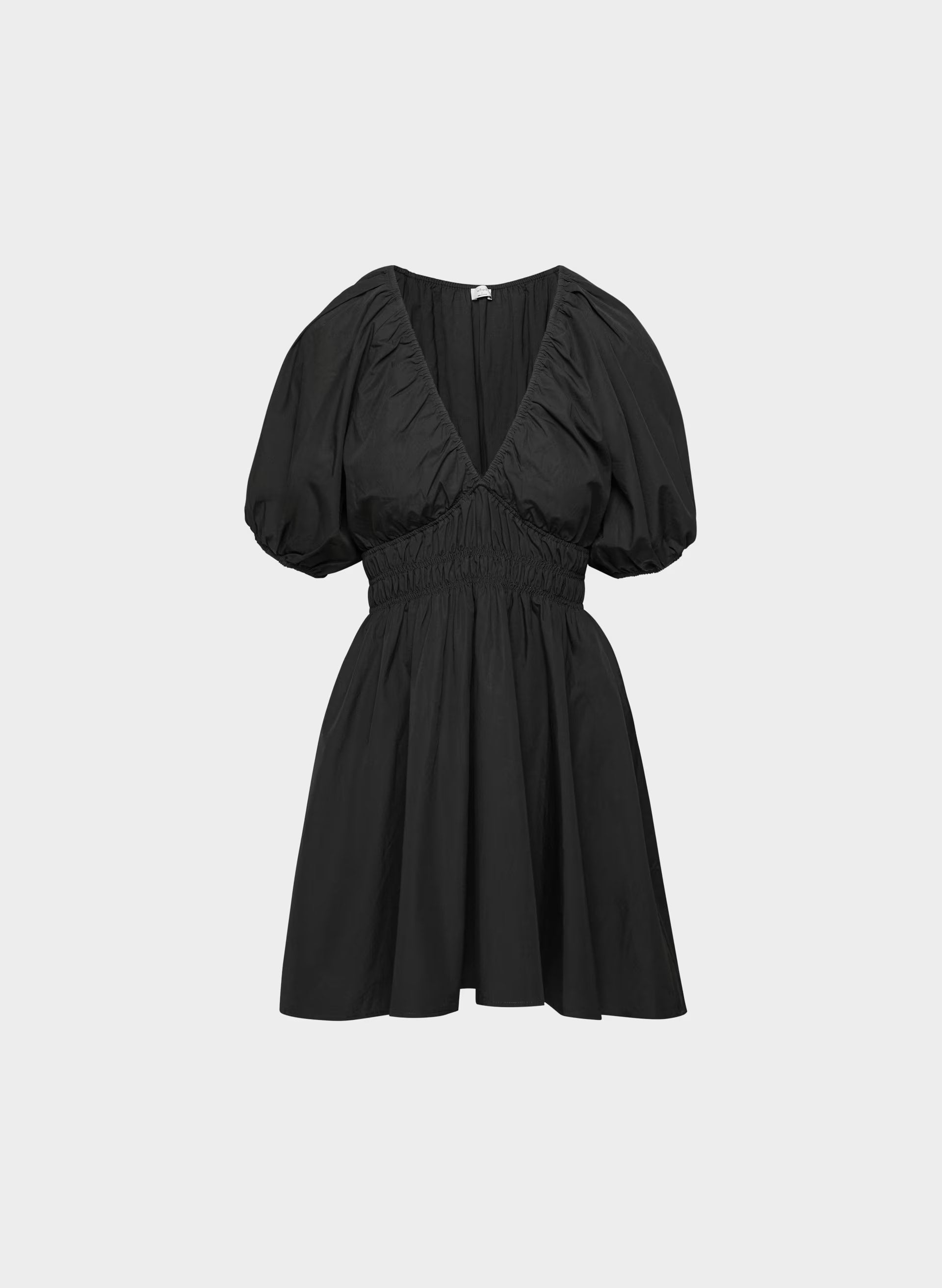 Mason Poplin Dress - BLACK