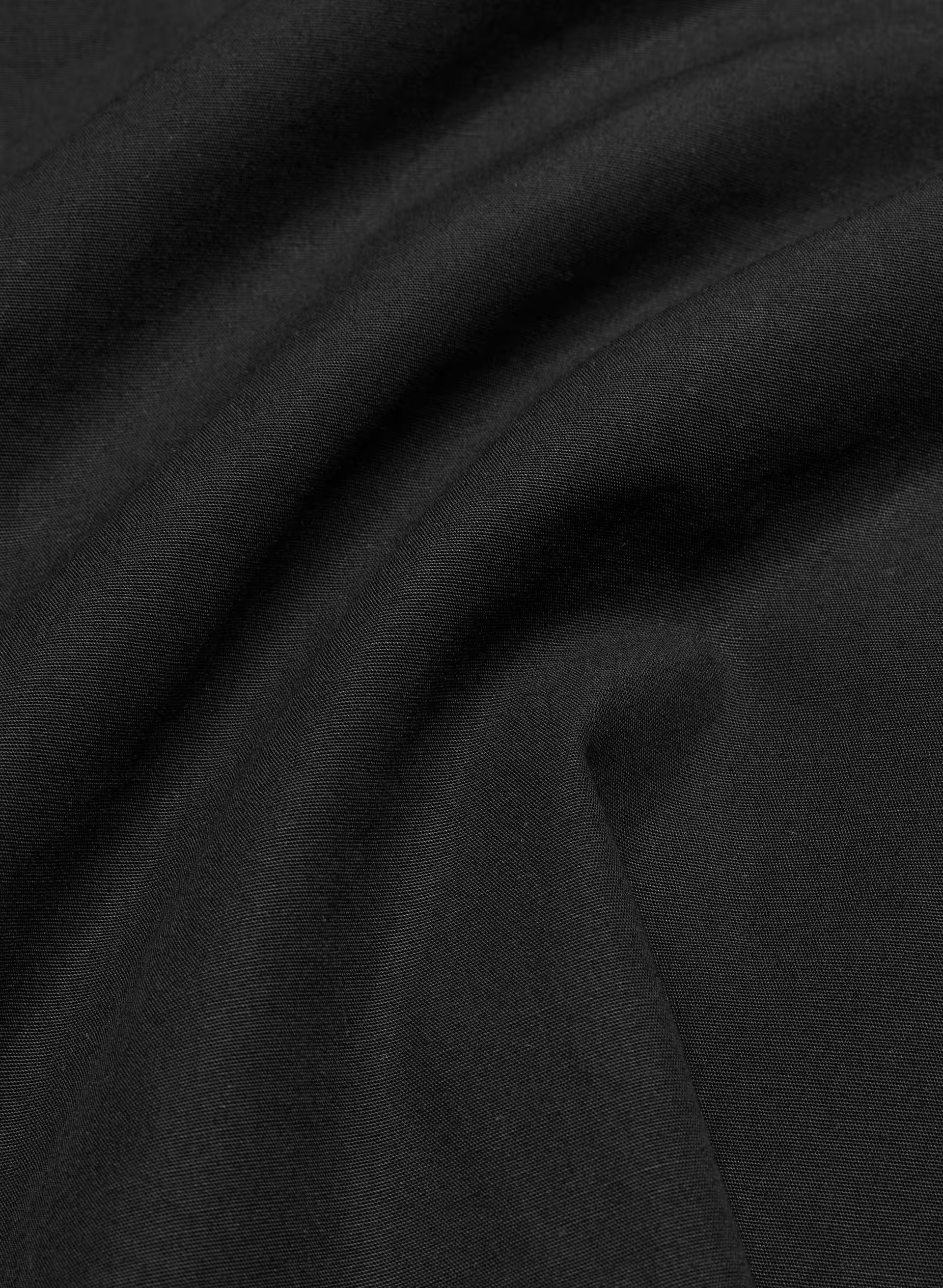 Mason Poplin Dress - BLACK