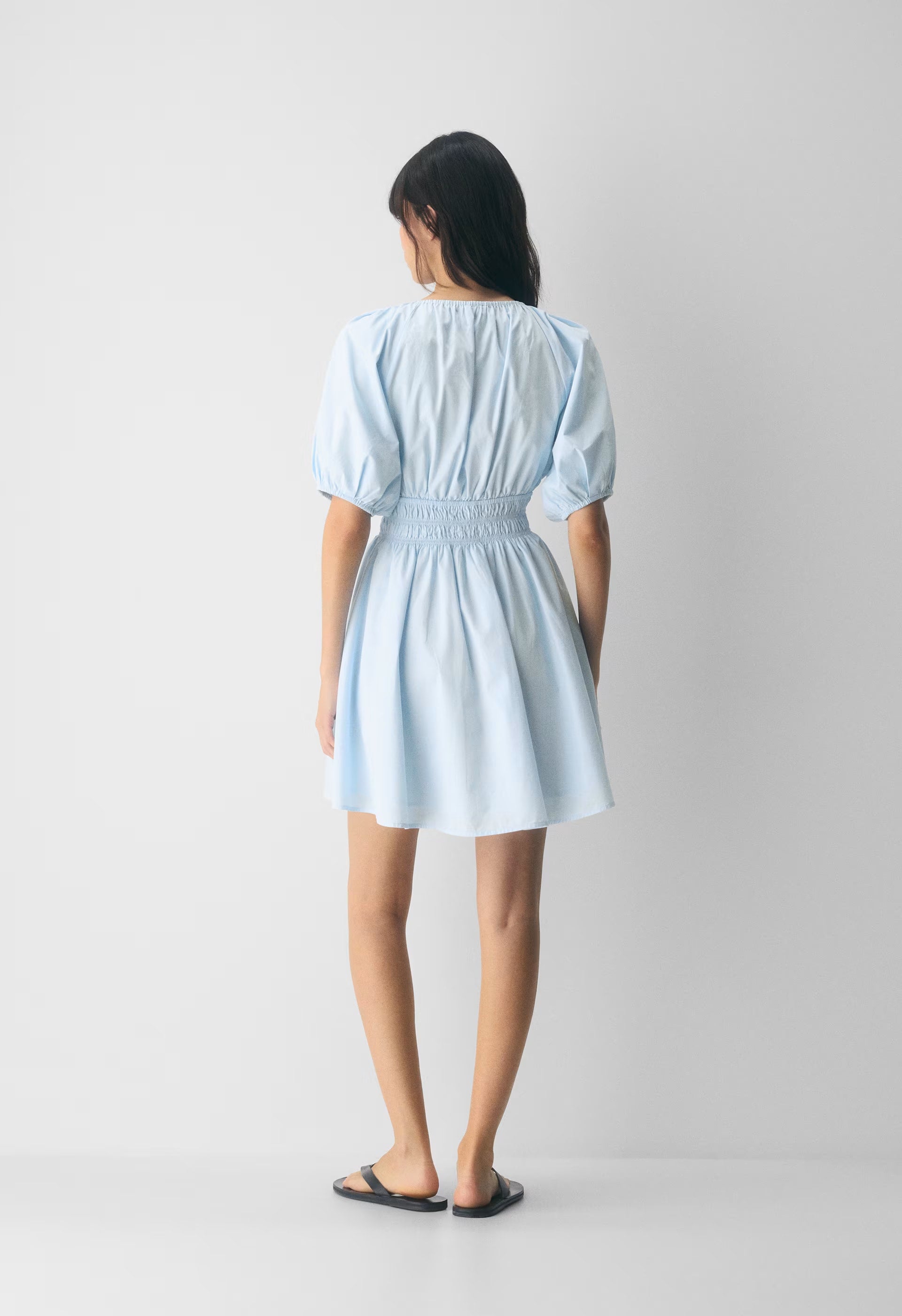 Mason Poplin Dress - VILLA BLUE