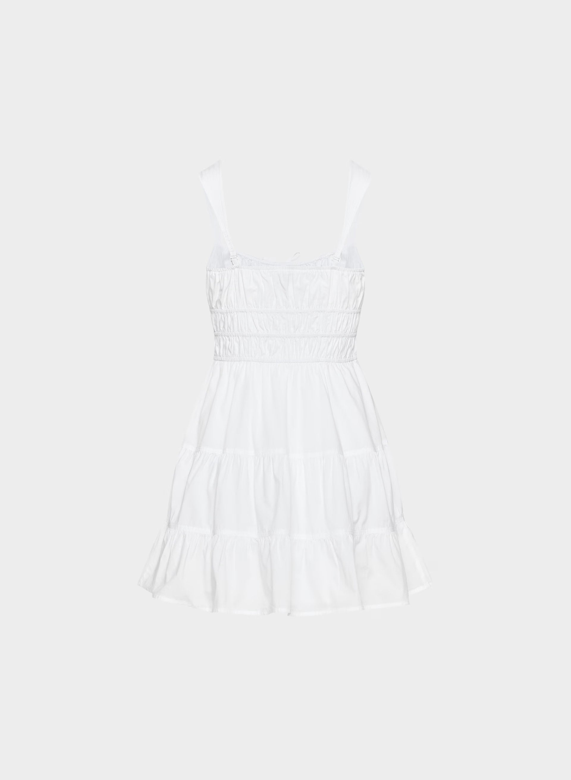 Martine Poplin Dress - BRIGHT WHITE
