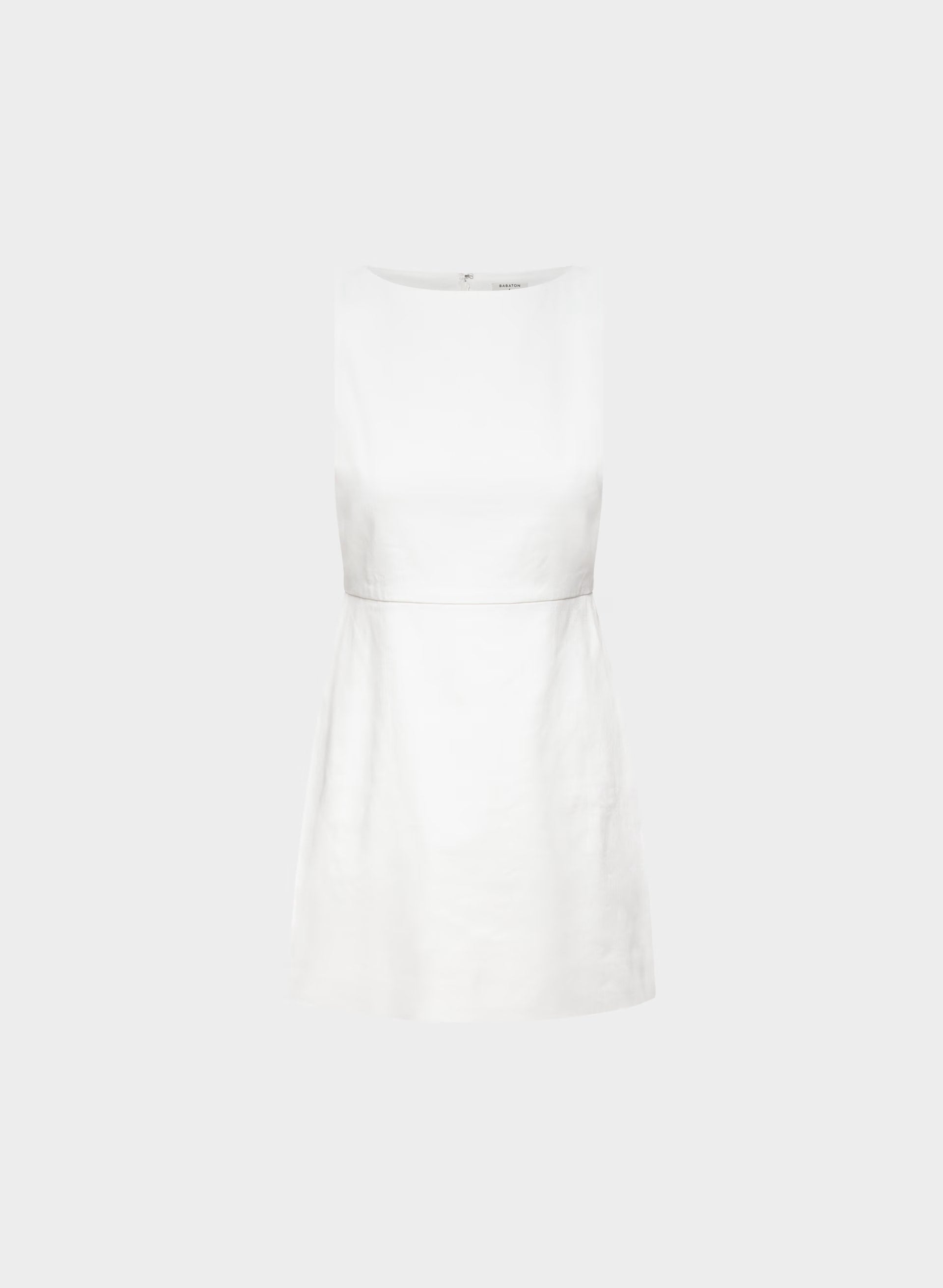 Bond Linen Dress - WHITE
