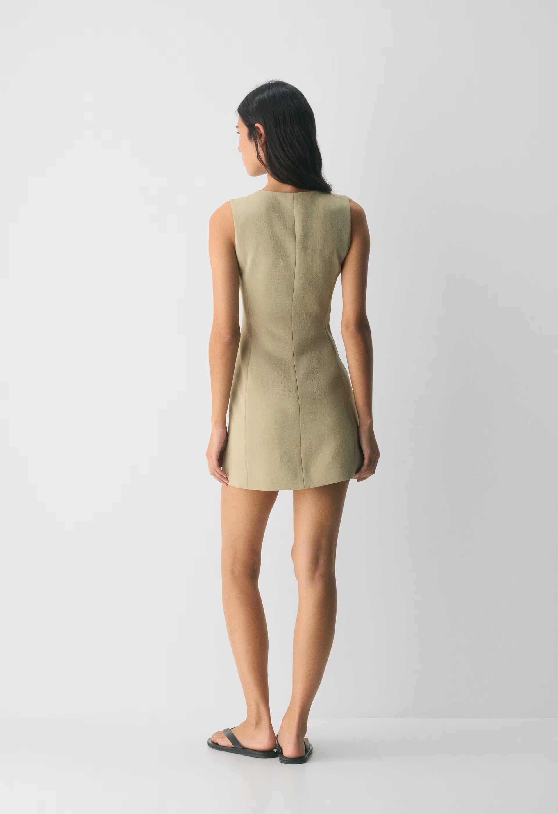 Regal Dress - Crepette™ - MARTINI OLIVE