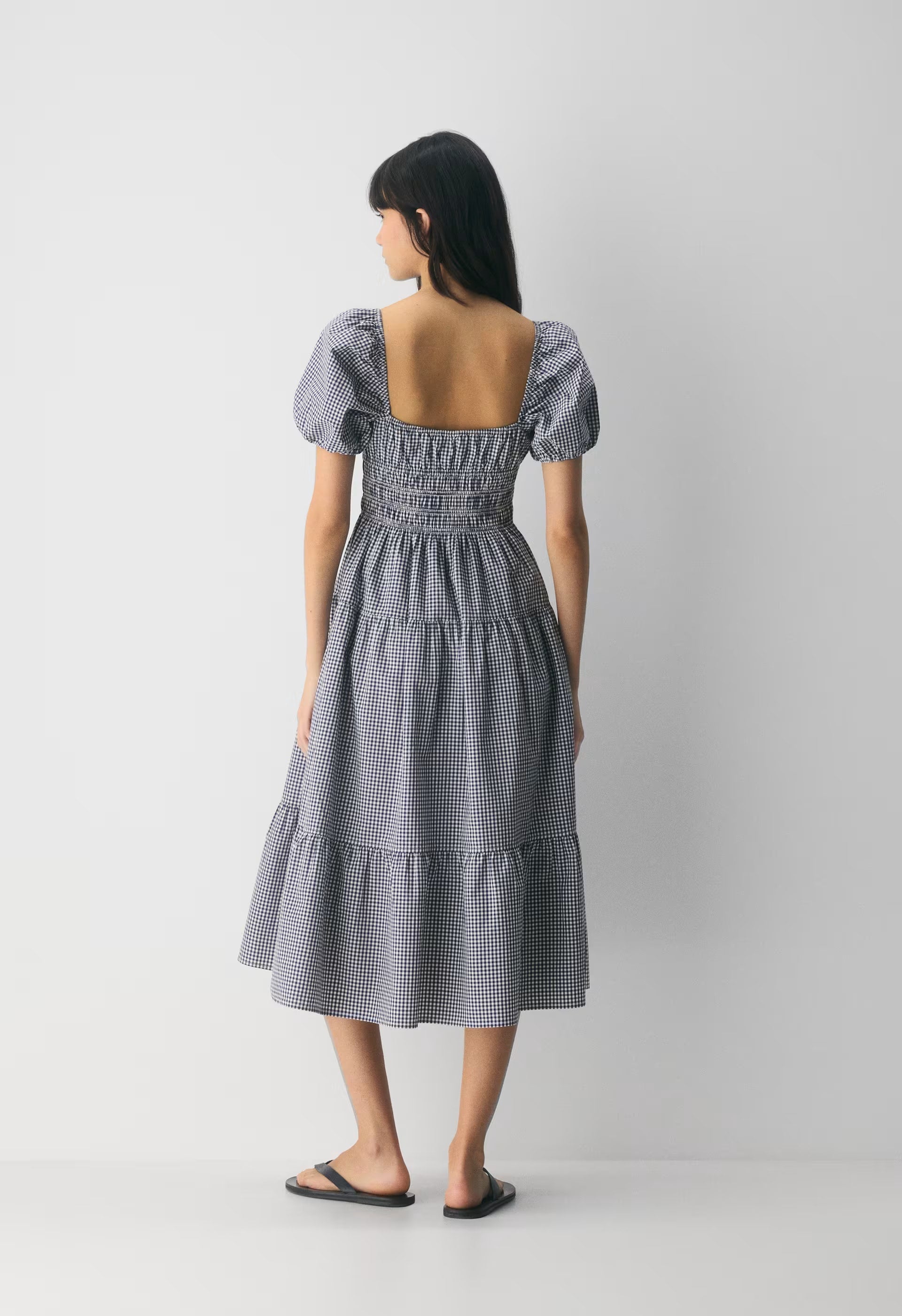 Allegoria Poplin Dress - SRPN CK LT BRH/HBR NVY