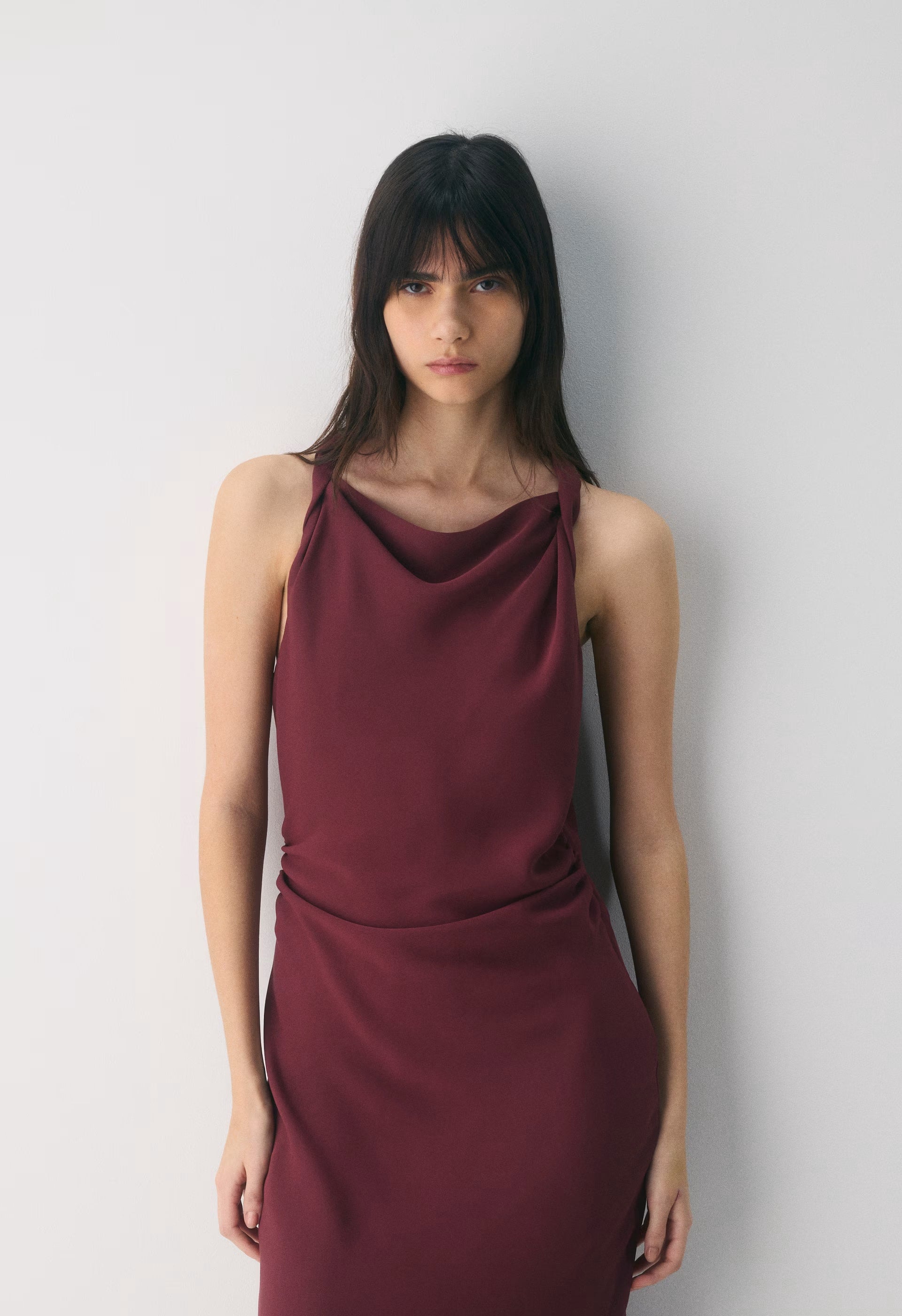 Account Dress - SUMAC BURGUNDY