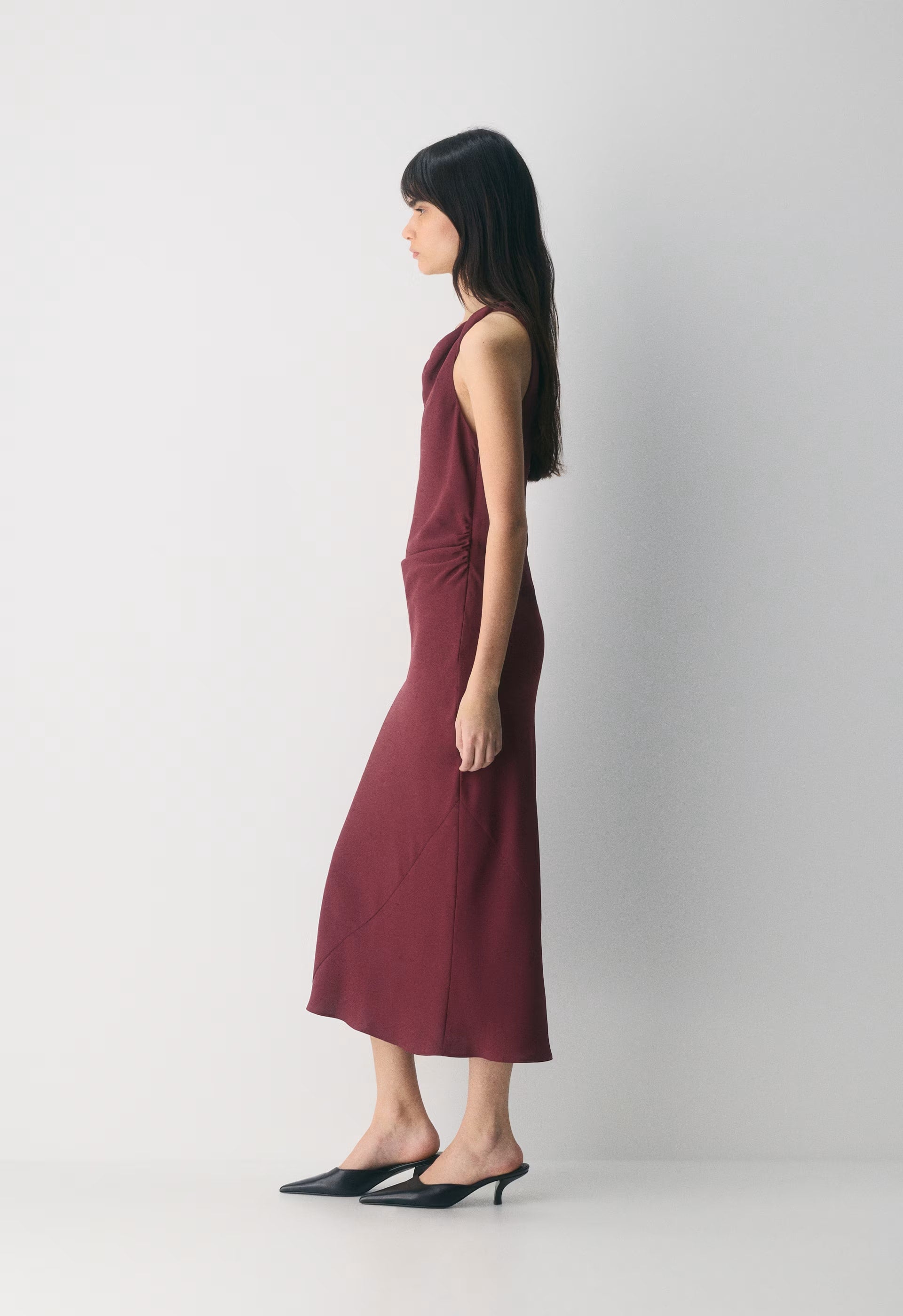Account Dress - SUMAC BURGUNDY