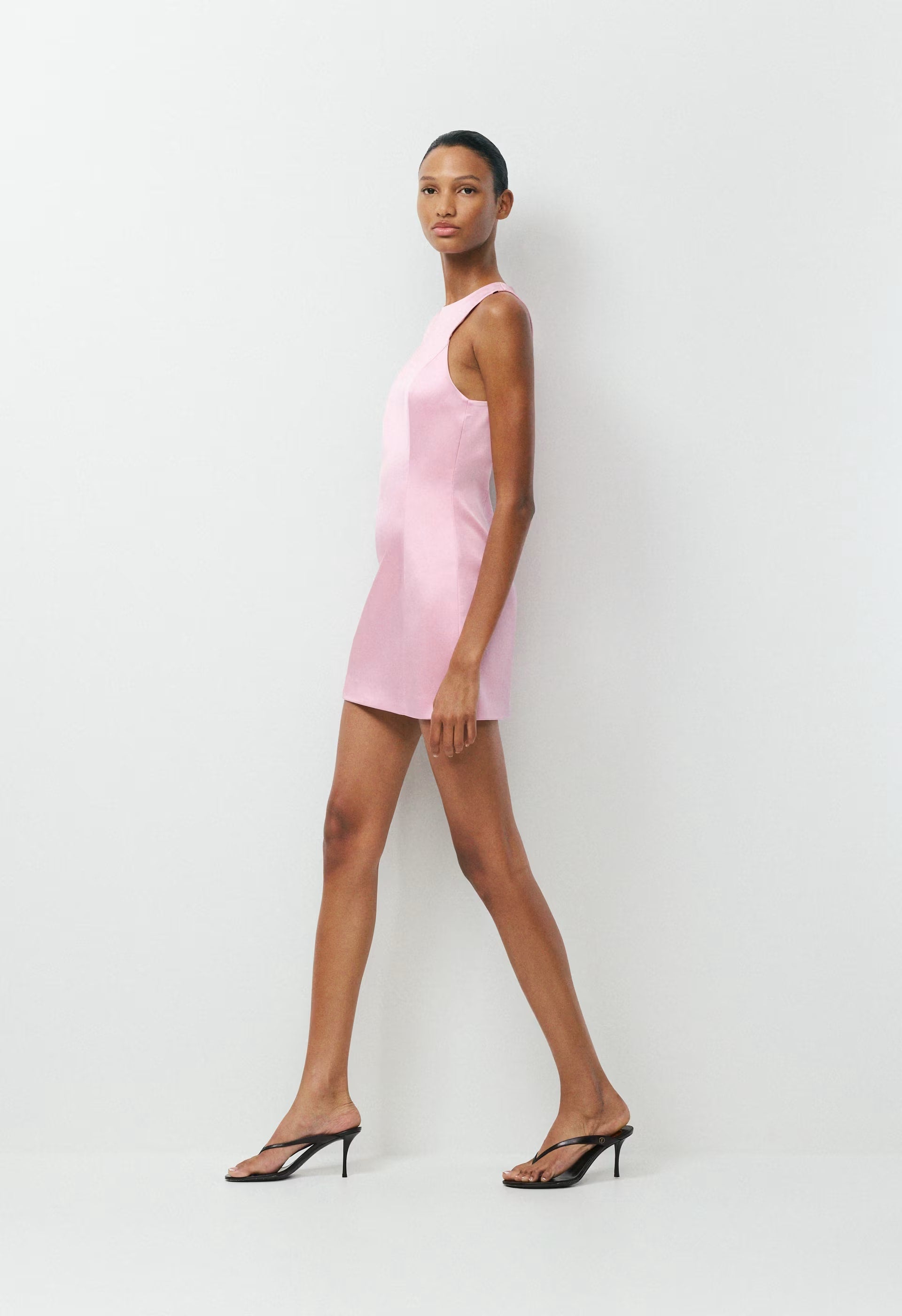 Charleston Satin Dress - ADMIRAL