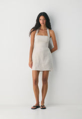 Whisper Linen Dress - AGAVE GREEN