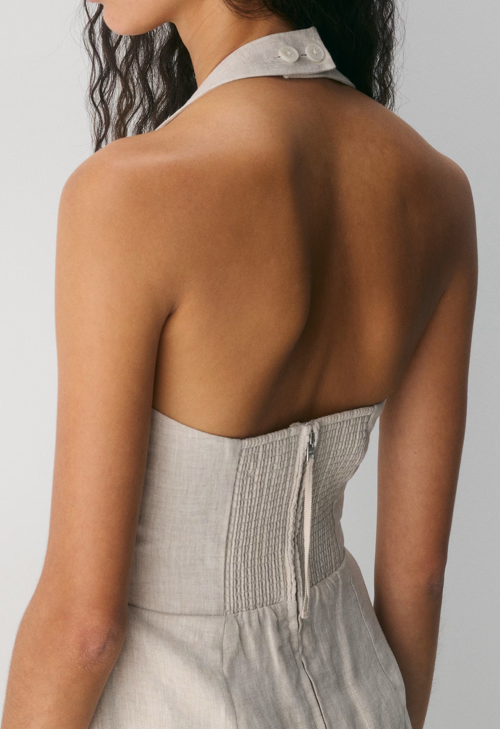 Whisper Linen Dress - AGAVE GREEN