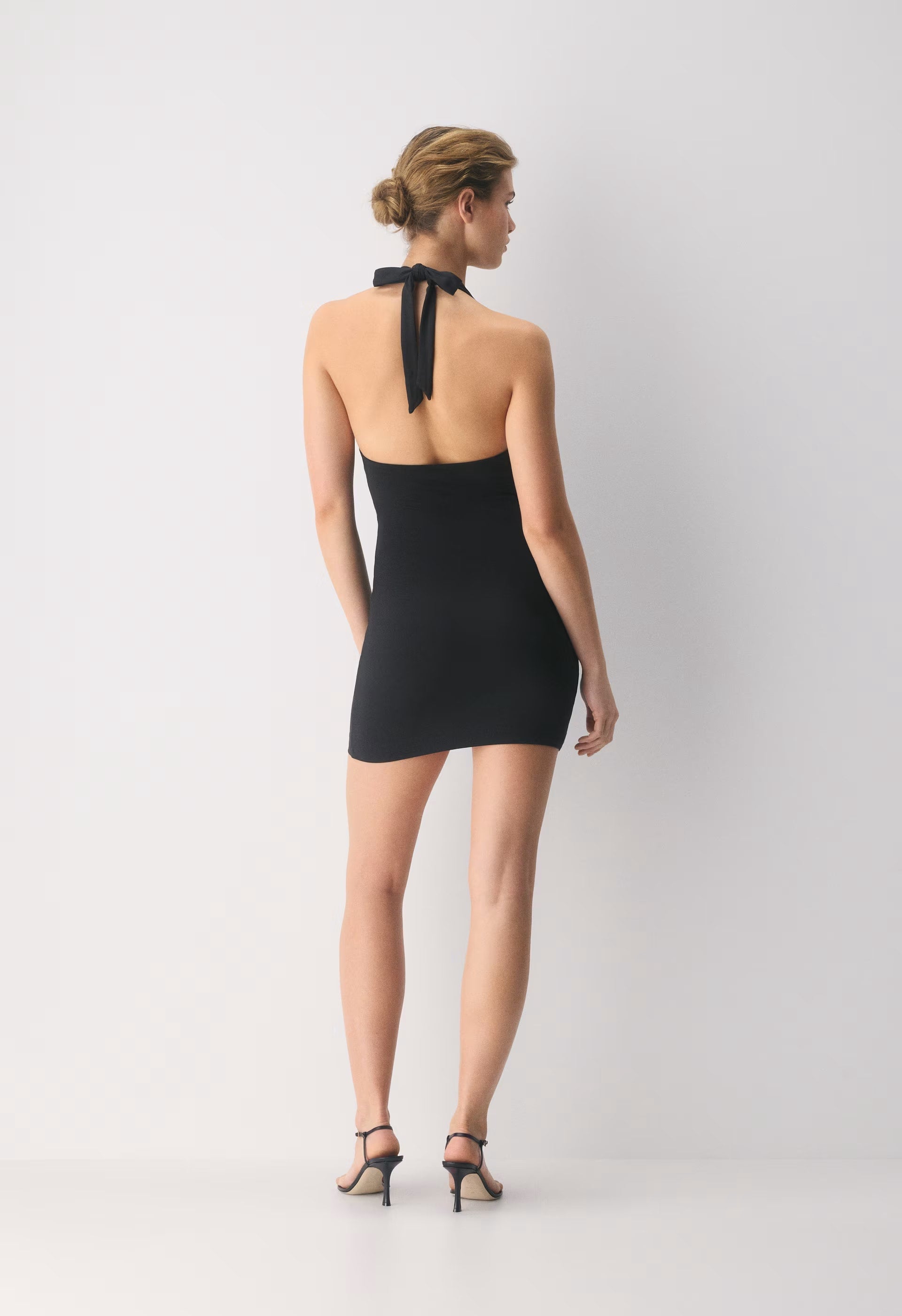 Original Contour Tantalize Halter Dress - BLACK