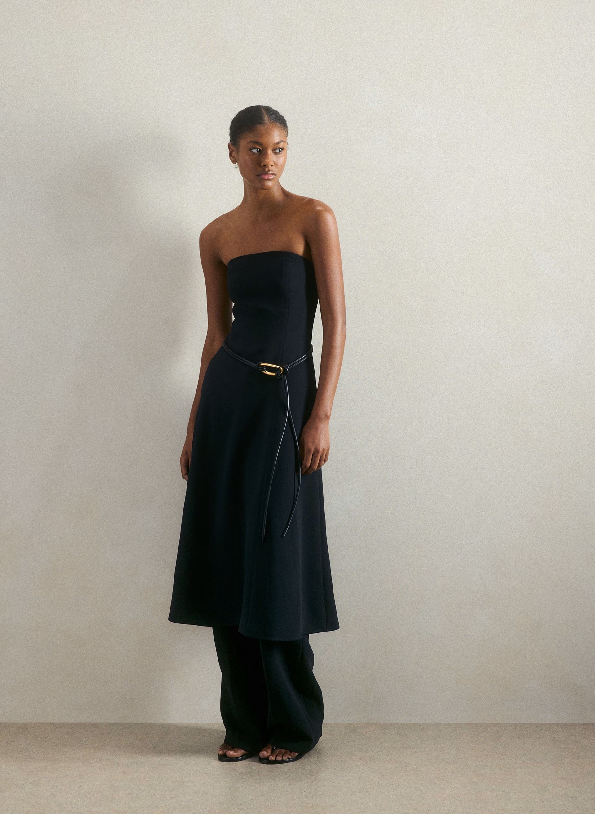 Lightwell Dress - Crepette™ - BLACK