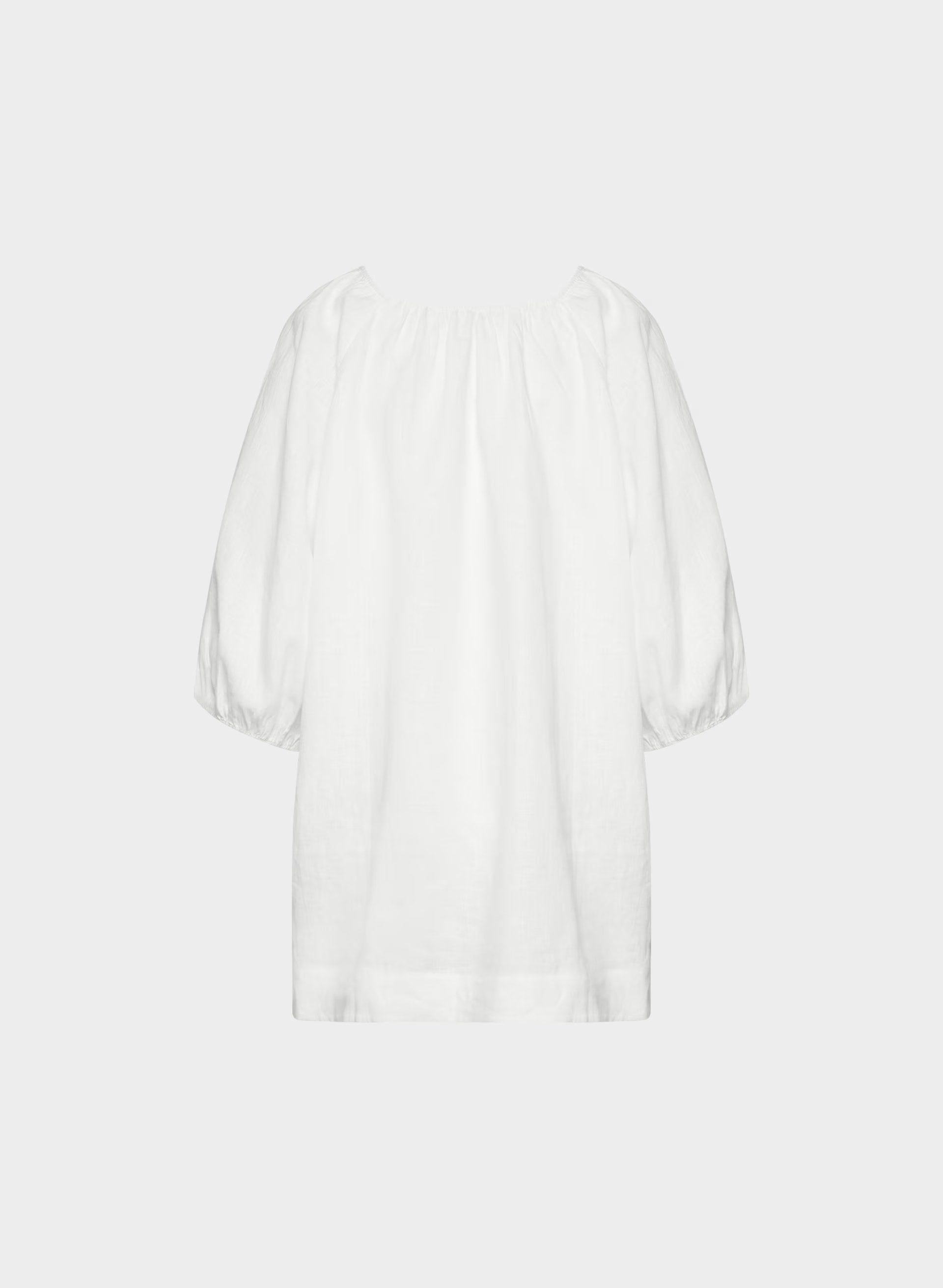 Casita Linen Dress - WHITE