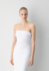 FigureKnit™ Eyecatcher Dress - BRIGHT WHITE