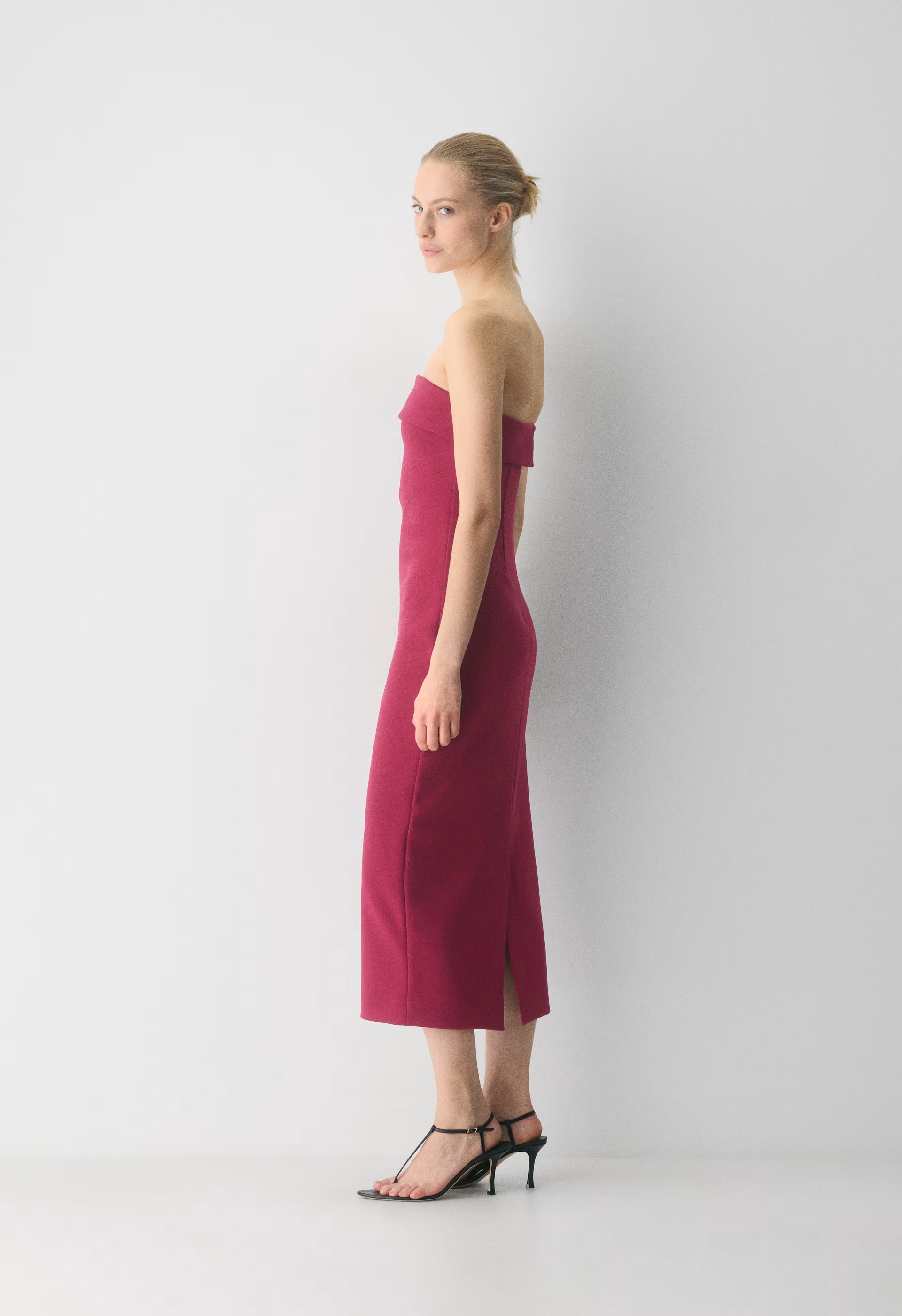 FigureKnit™ Eyecatcher Dress - JUICY ROSE