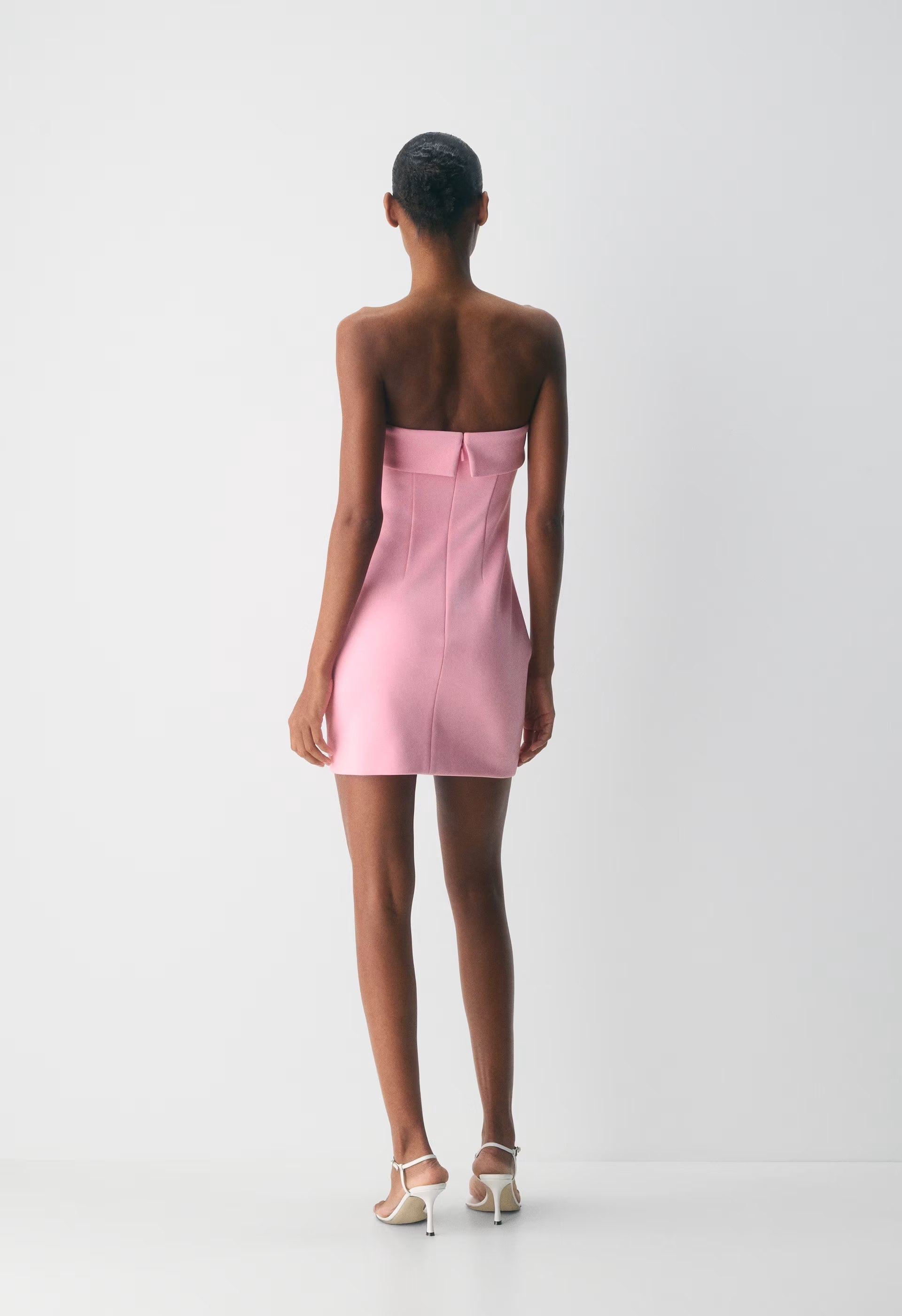 FigureKnit™ Eyecatcher Mini Dress - JELLYBEAN PINK