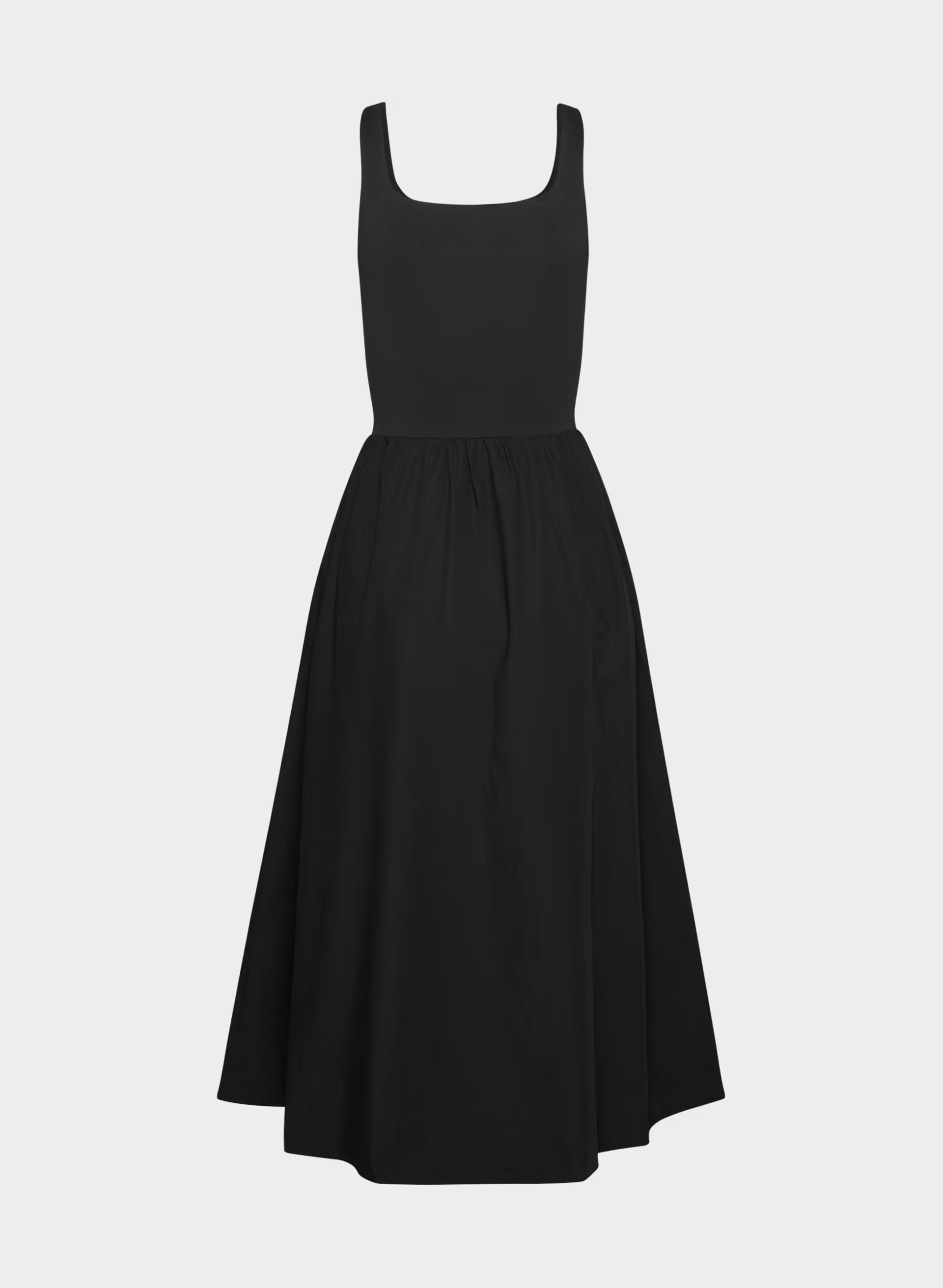Revive Poplin Dress - BLACK