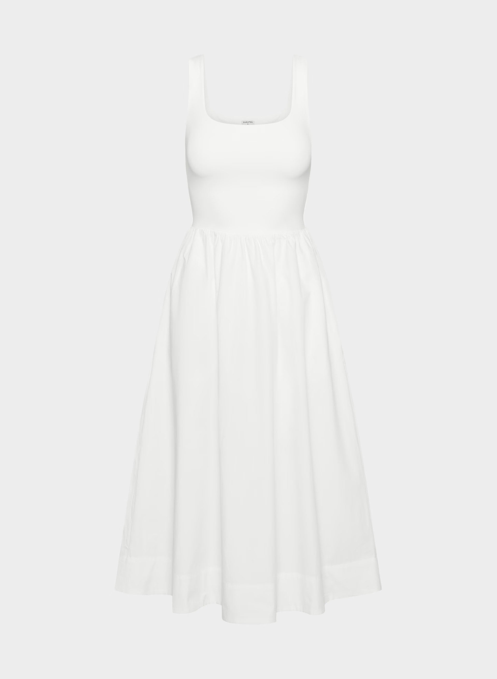 Revive Poplin Dress - BRIGHT WHITE