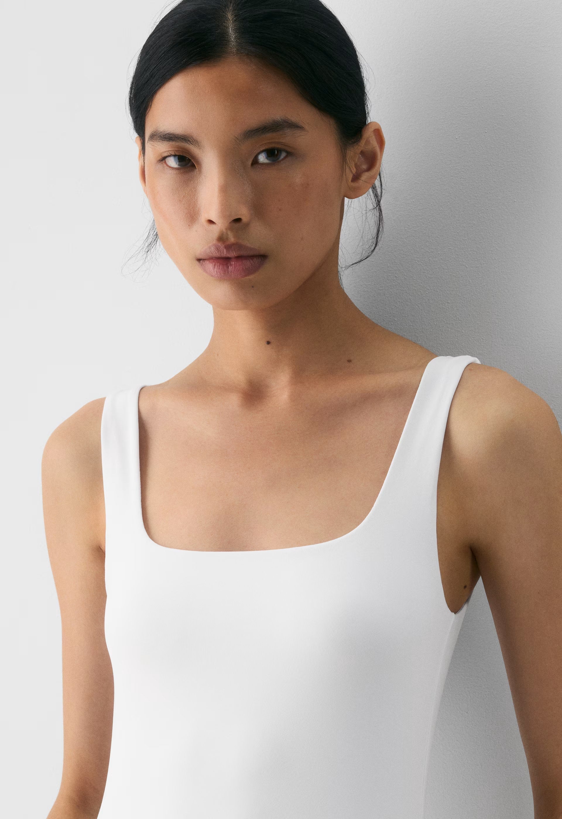 Revive Poplin Dress - BRIGHT WHITE