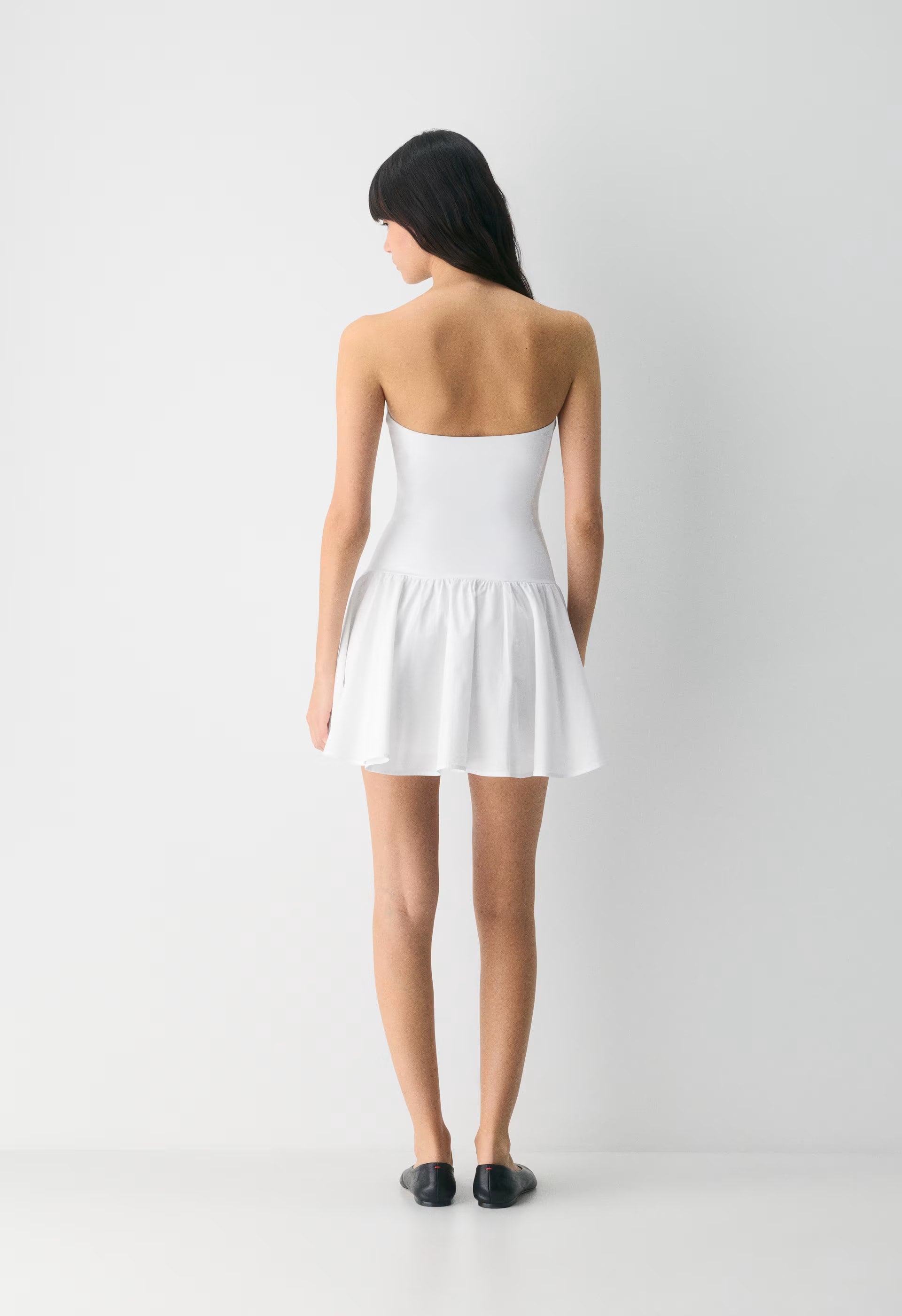 Private Poplin Dress - BRIGHT WHITE