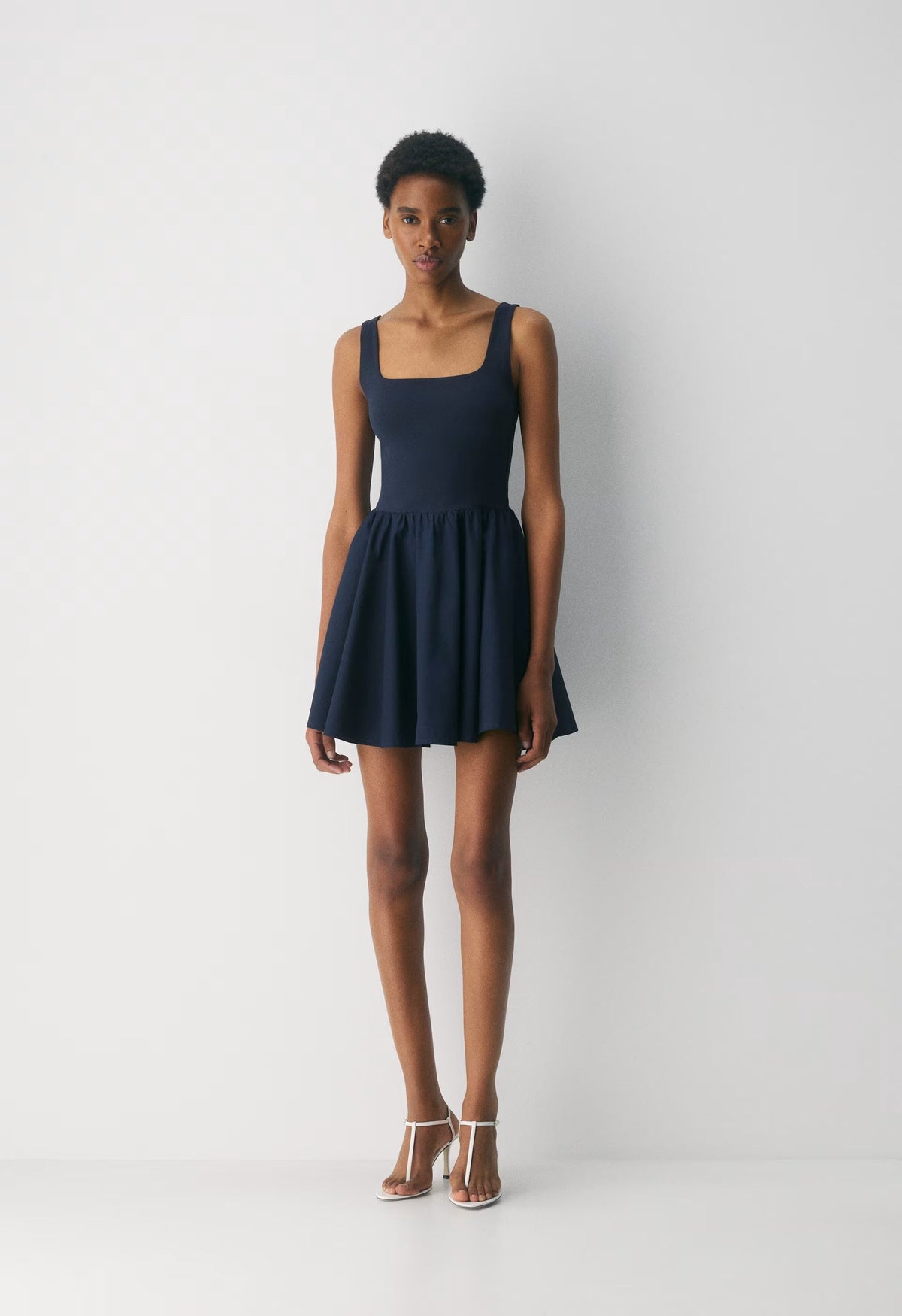 Revive Poplin Mini Dress - ADMIRAL